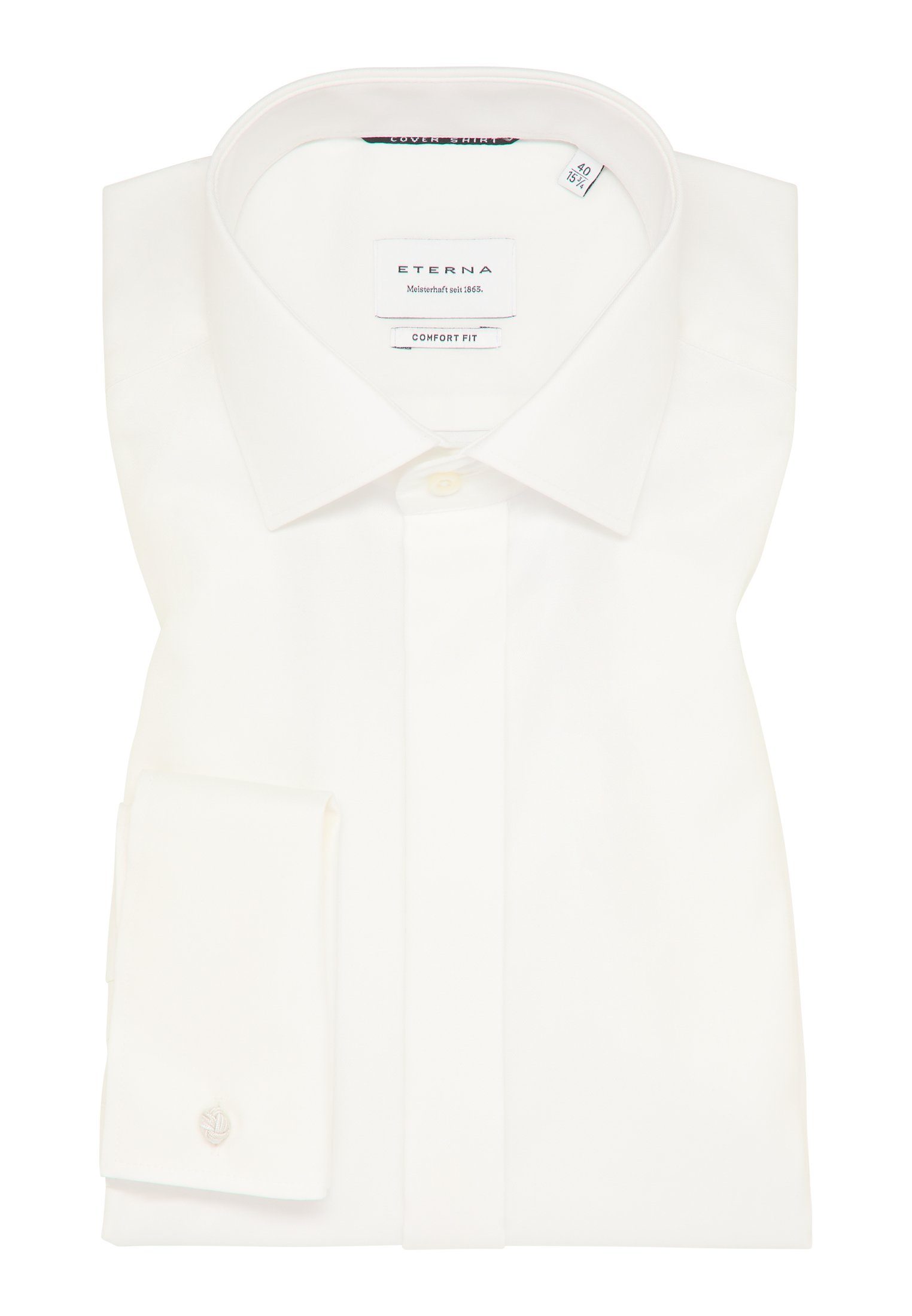 Eterna Overhemd met lange mouwen Comfort fit NON IRON (strijkvrij)