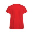 levi's plus t-shirt perfect crew met geborduurd logo rood