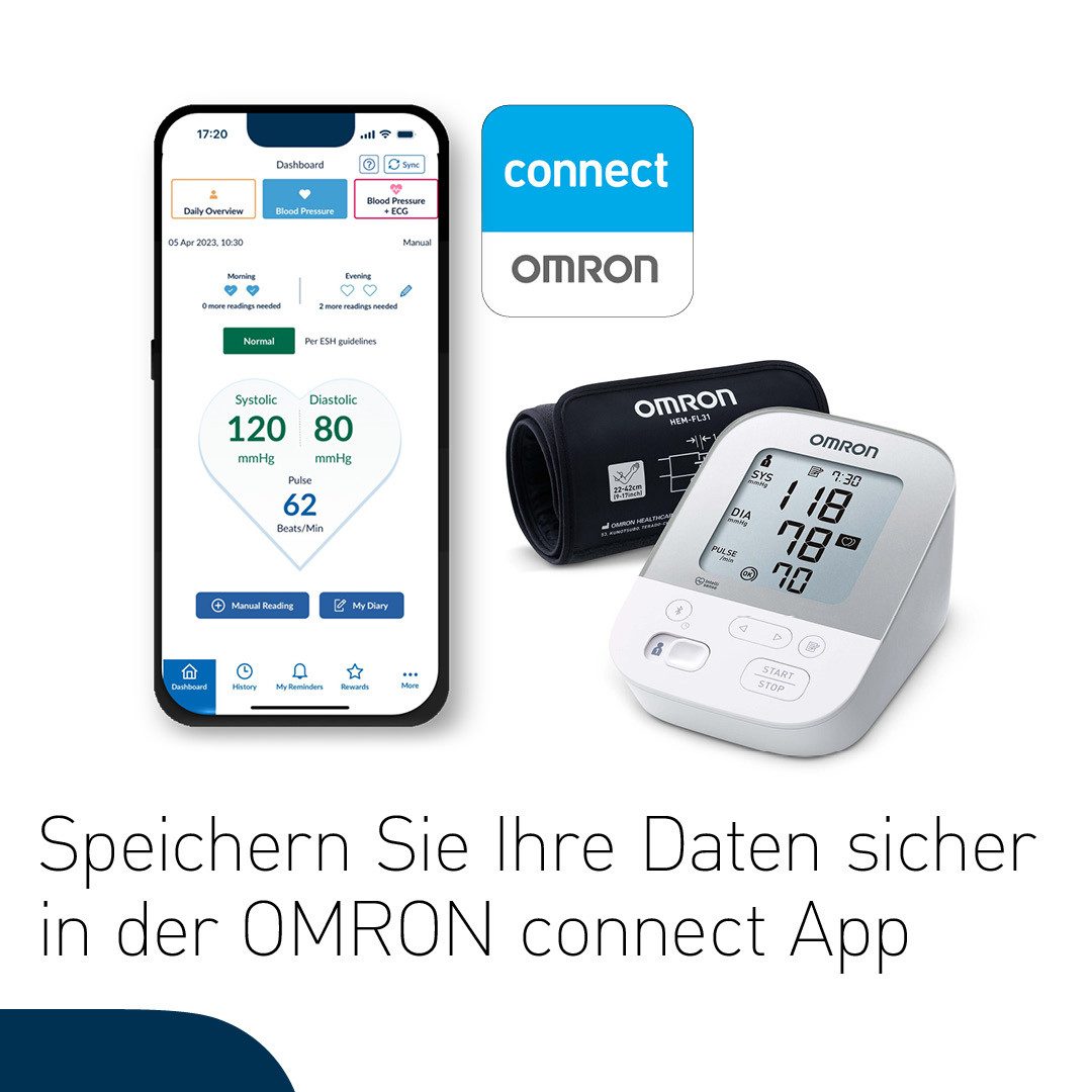 Omron Bovenarm-bloeddrukmeter X4 Smart