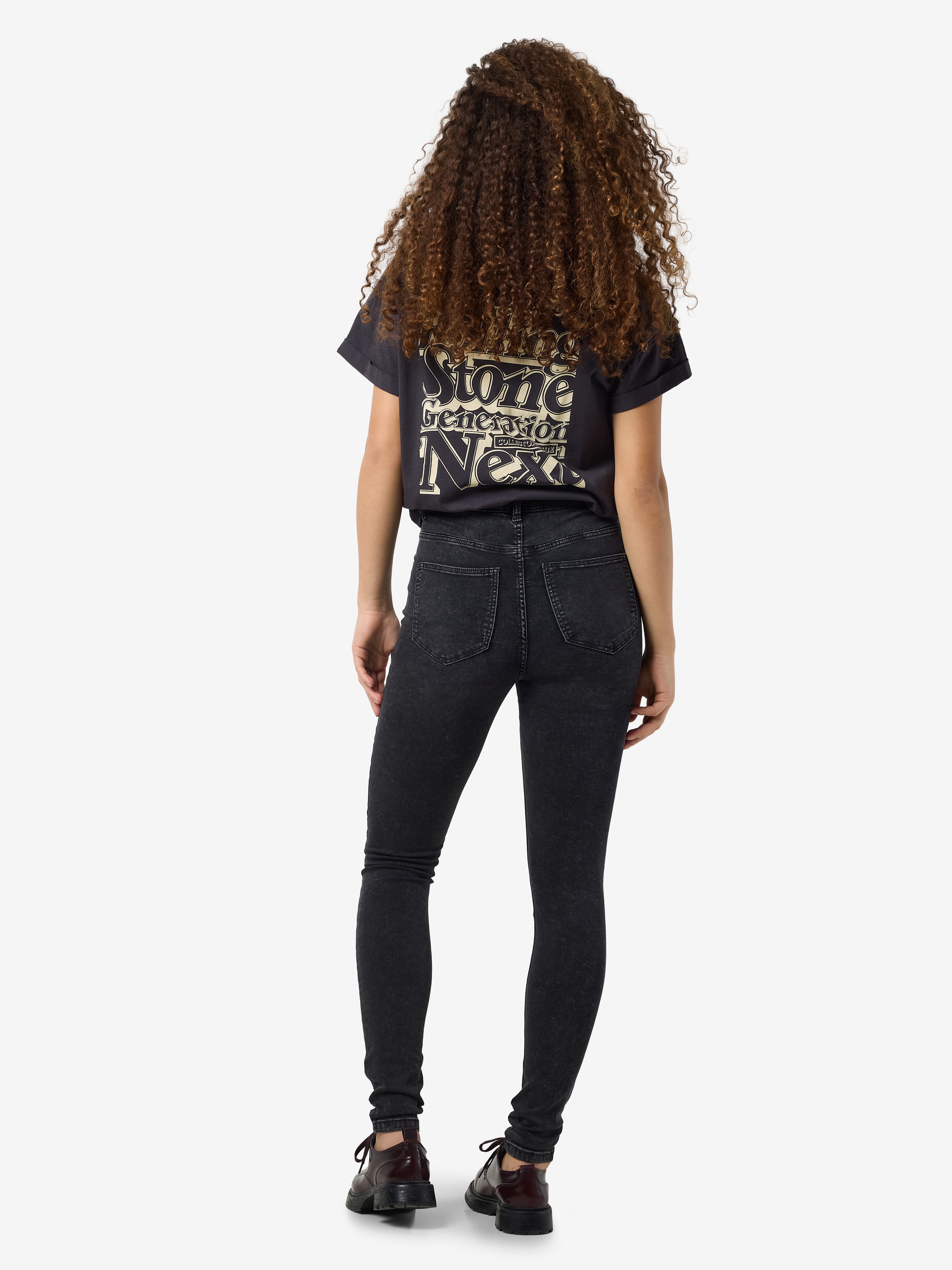 Noisy may High-waist jeans NMCALLIE HW SKINNY JEAN VI481BL FWD NOOS