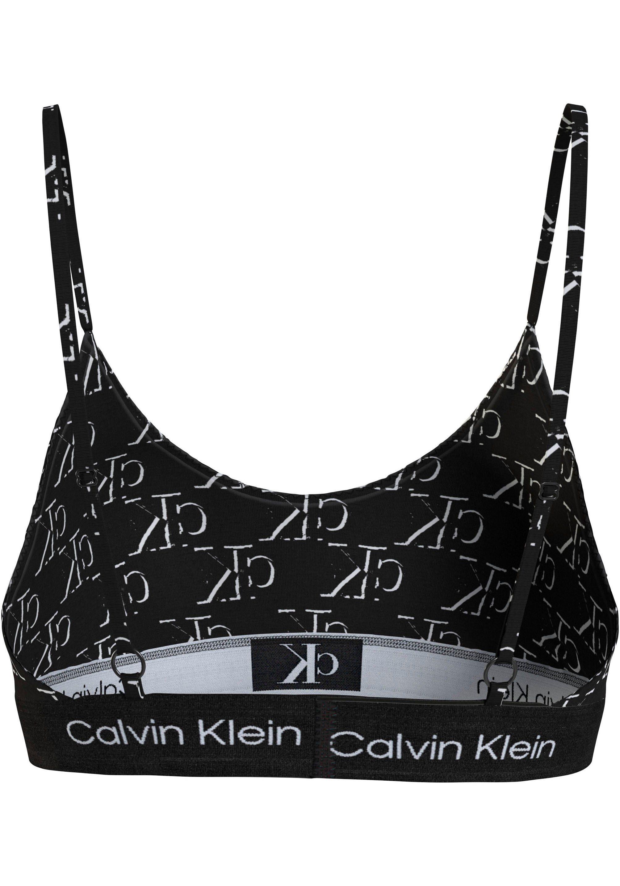 Calvin Klein Bralette UNLINED BRALETTE met klassieke tailleband met ck logo