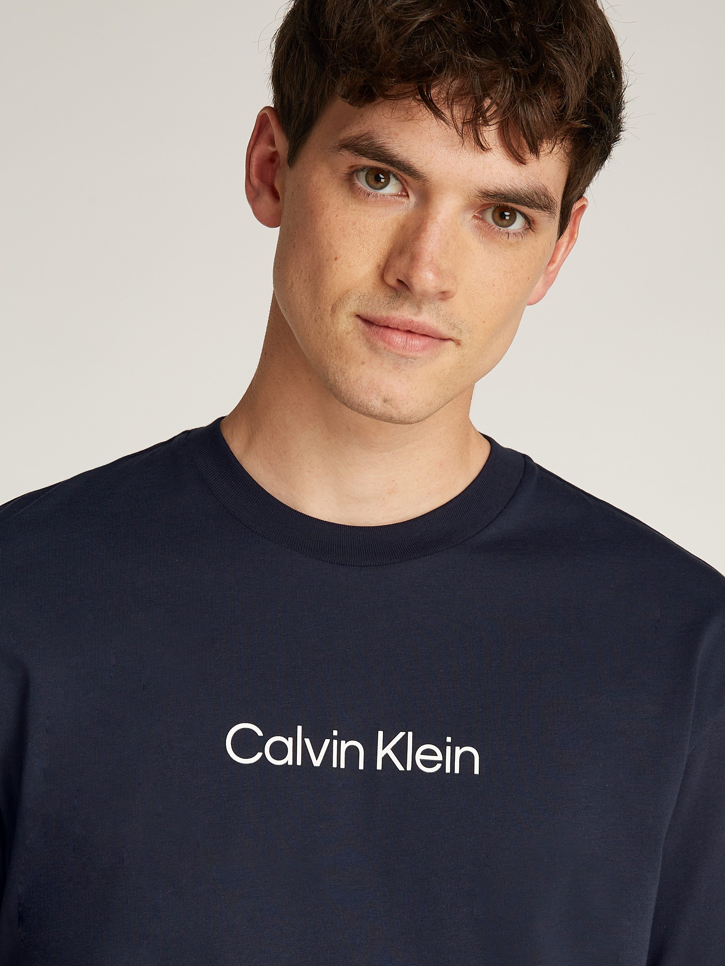Calvin Klein Shirt met lange mouwen HERO LOGO LS T-SHIRT met een logo-opschrift