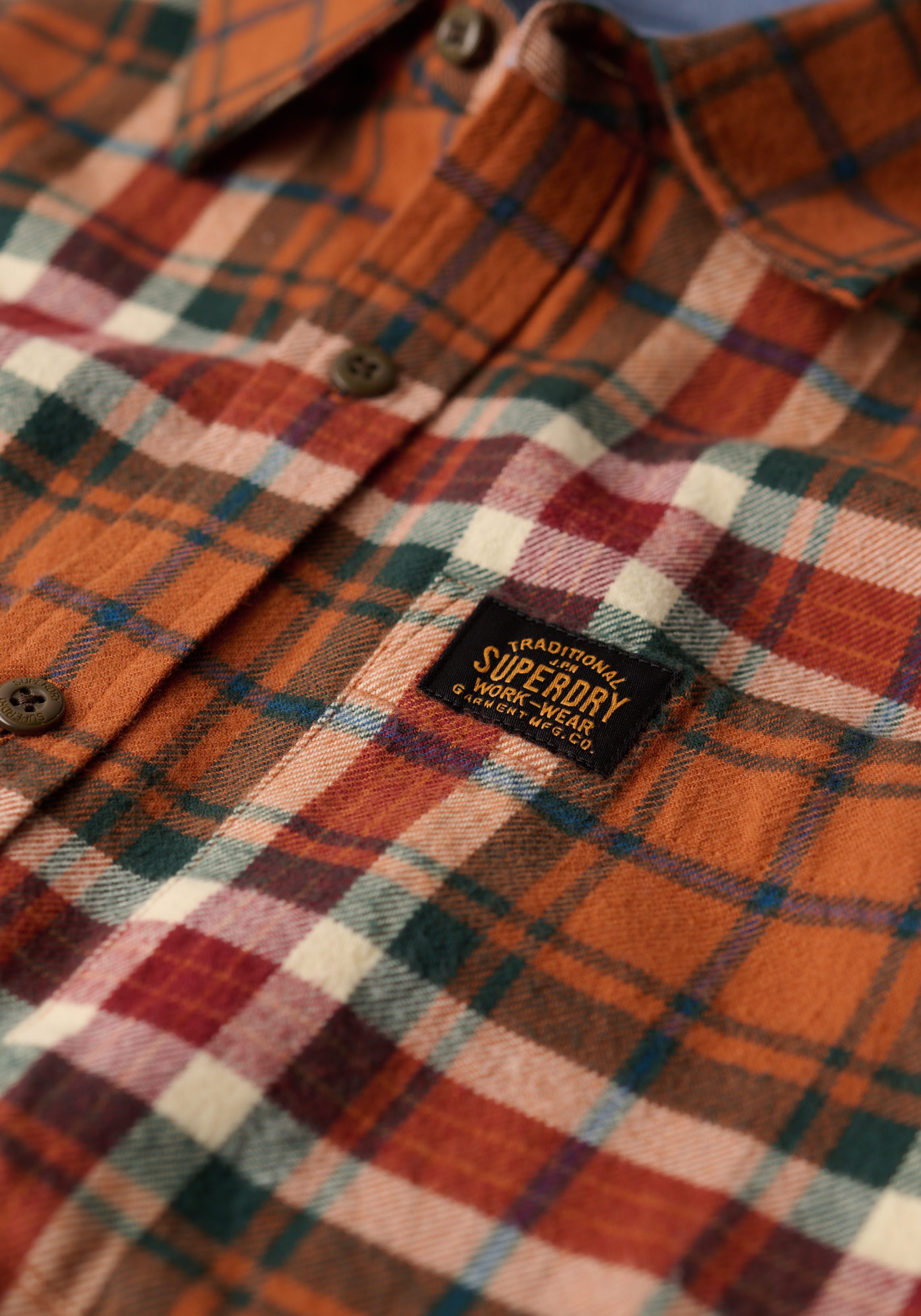 Superdry Overhemd met lange mouwen Organic Cotton Lumberjack Check Shirt