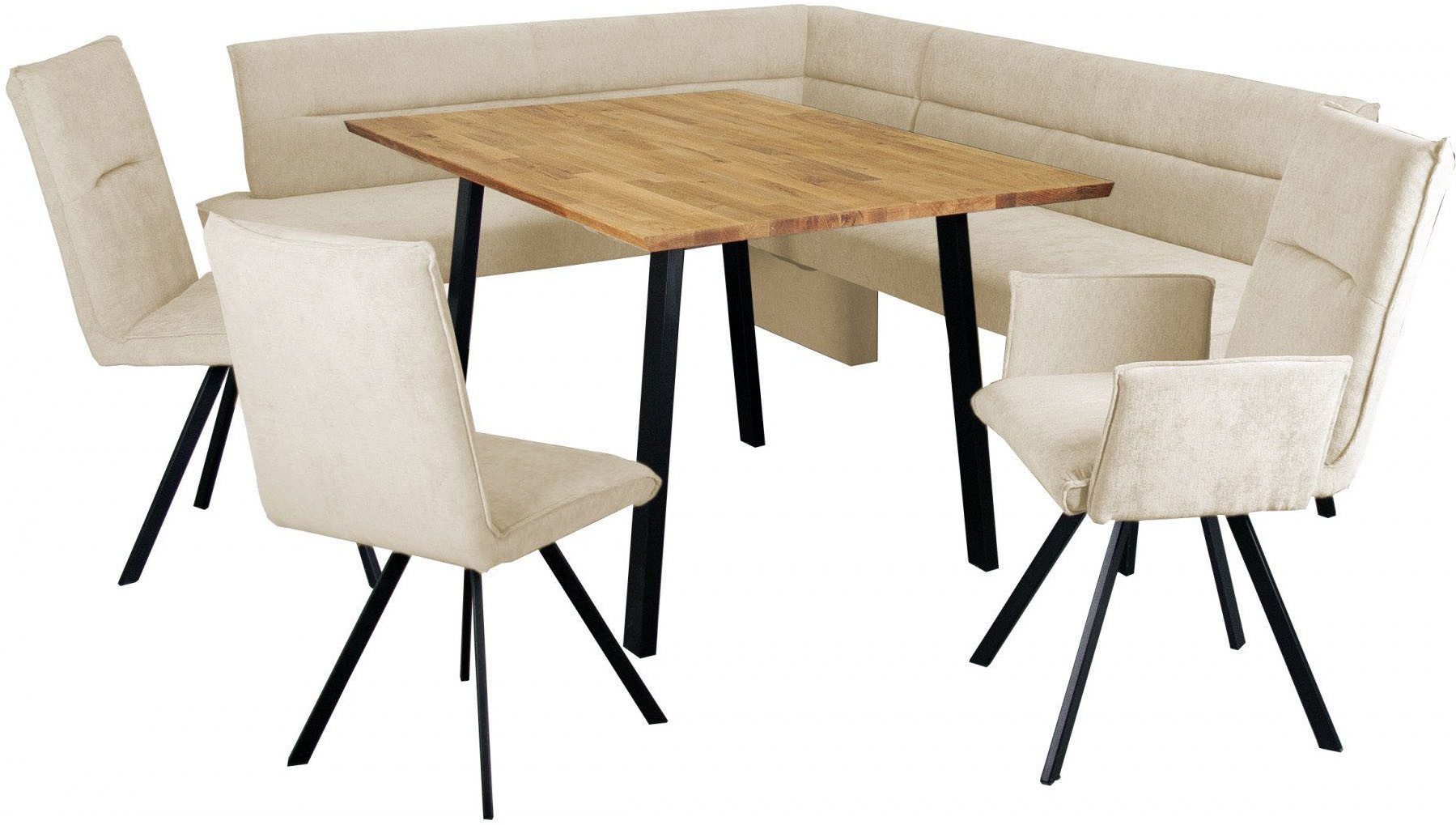Home affaire Stoel met armleuningen Sava Metalen frame (set, 2 stuks)