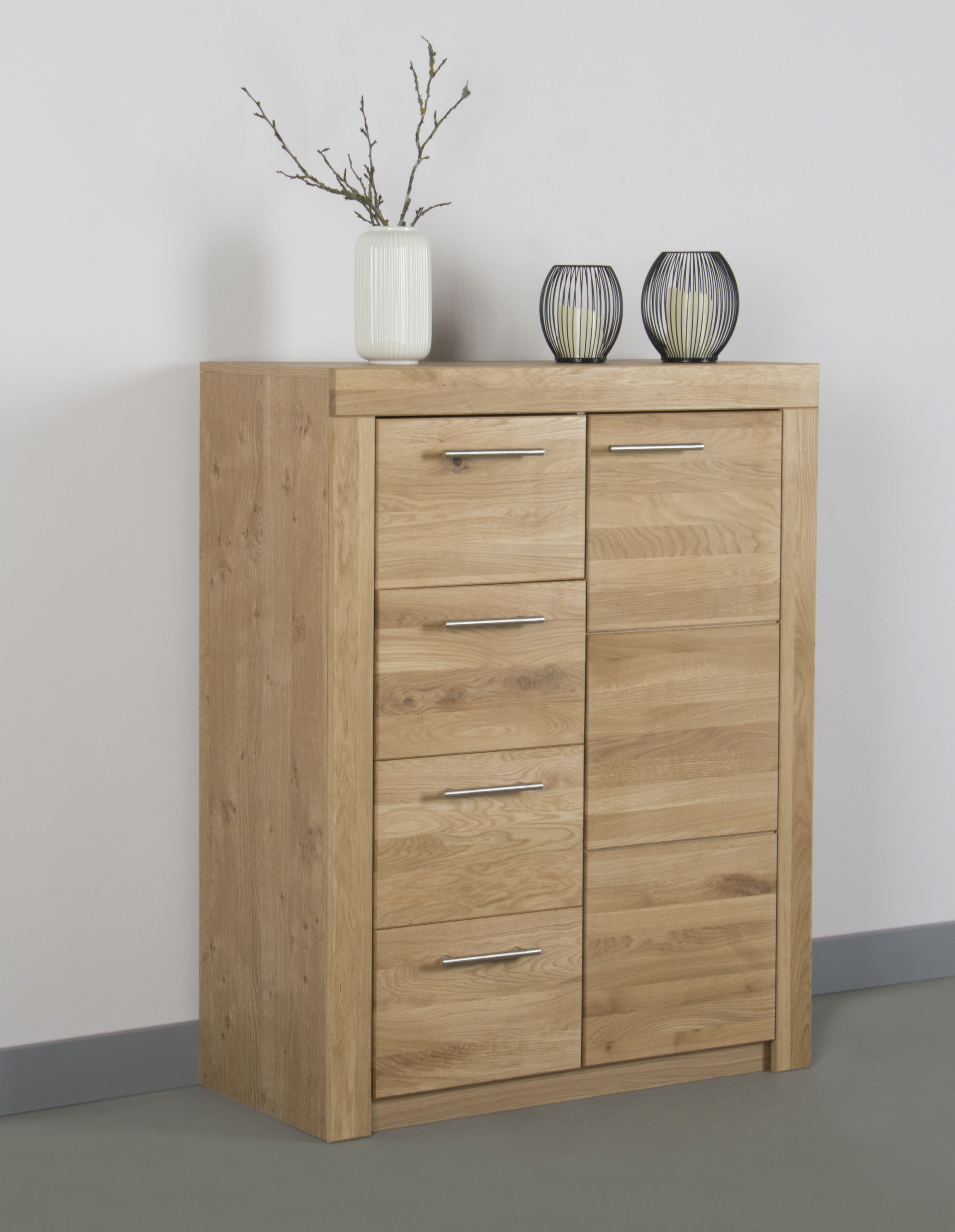 VOGL Möbelfabrik Kast Toronto Hoogte 115 cm dressoirs bruin