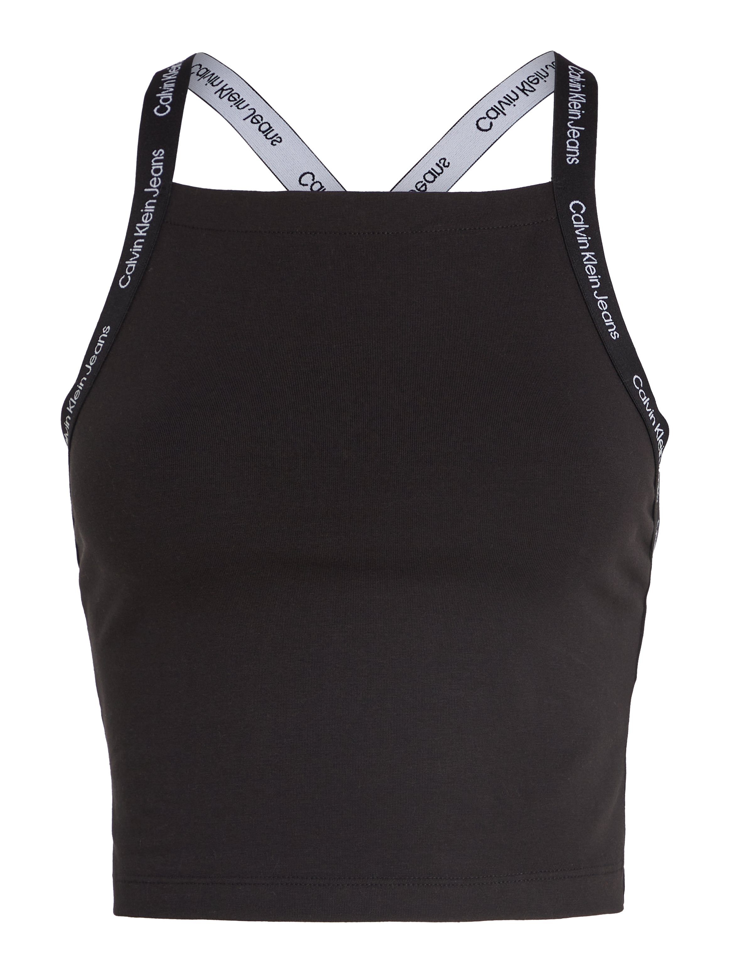 Calvin Klein Top met spaghettibandjes LOGO ELASTIC STRAPPY TOP