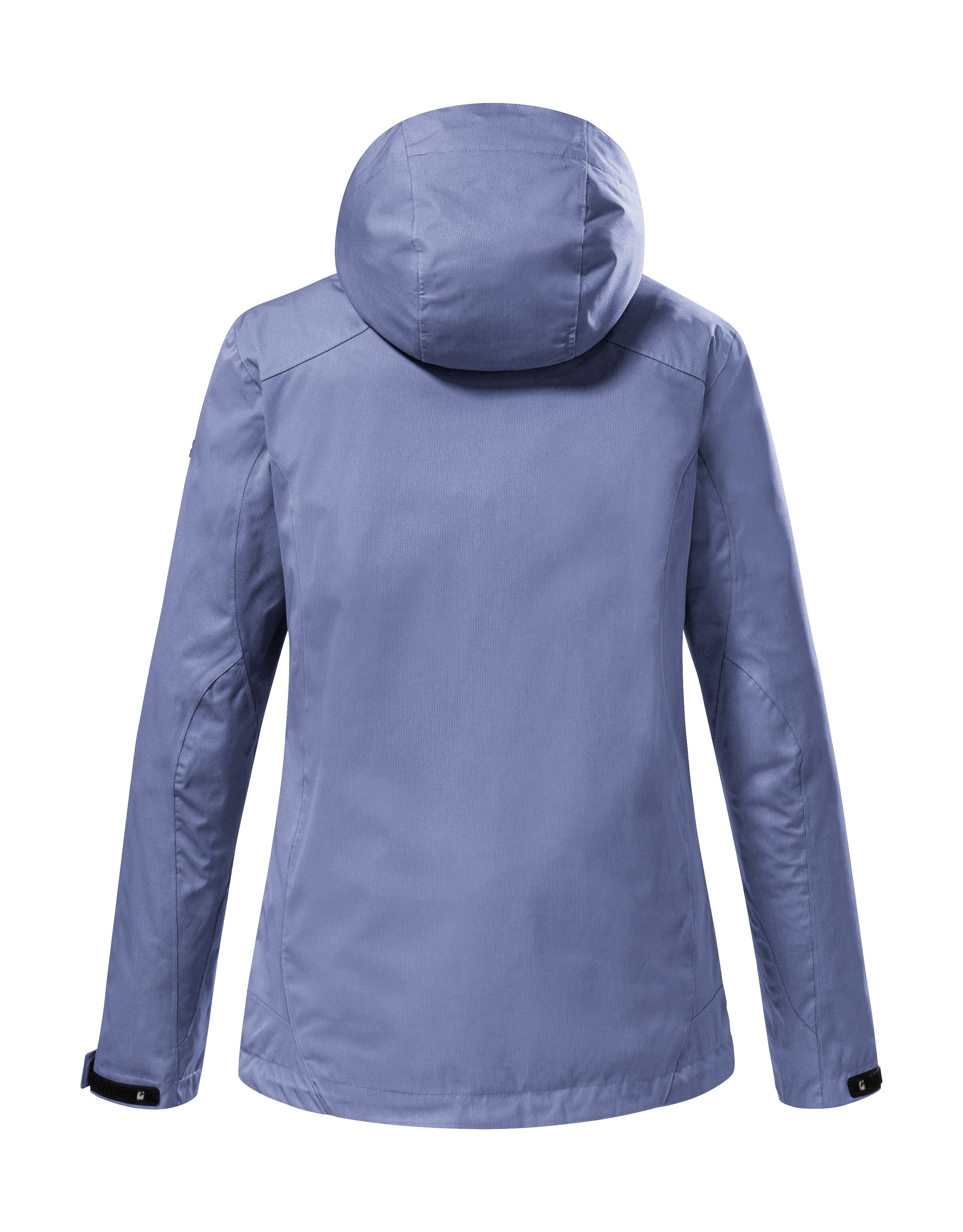 Killtec Outdoorjack KOS 133 WMN JCKT Water- en winddichte damesjack met afneembare capuchon, PFAS-vrij