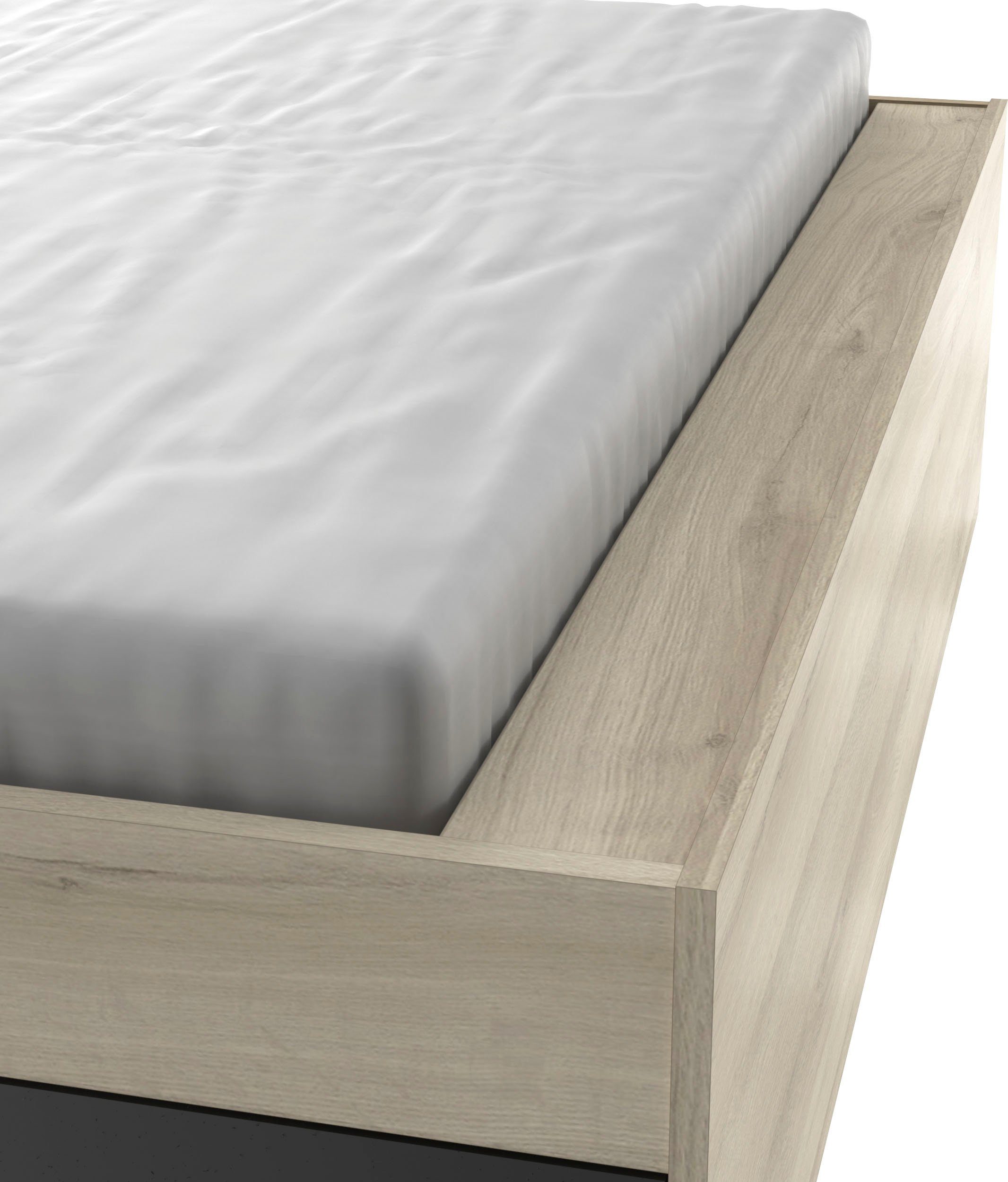 Demeyere GROUP Bedframe LIFE ideaal voor kleine kamers, ruimtebesparend, veel opbergruimte