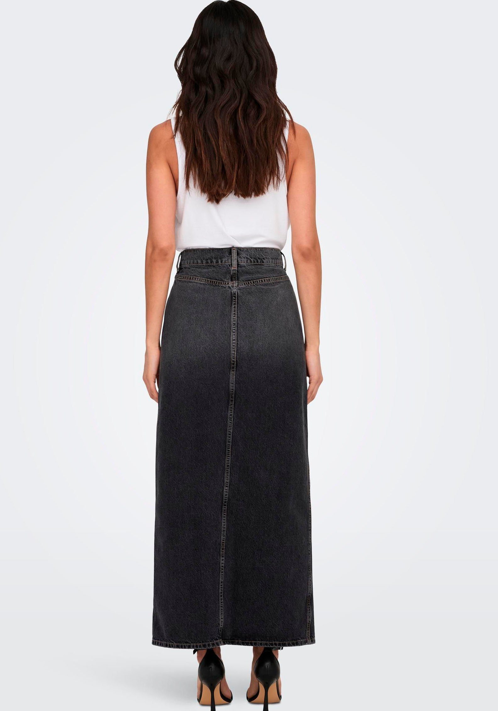 Only Jeans rok ONLCILLA LONG SLIT SKIRT DNM NOOS