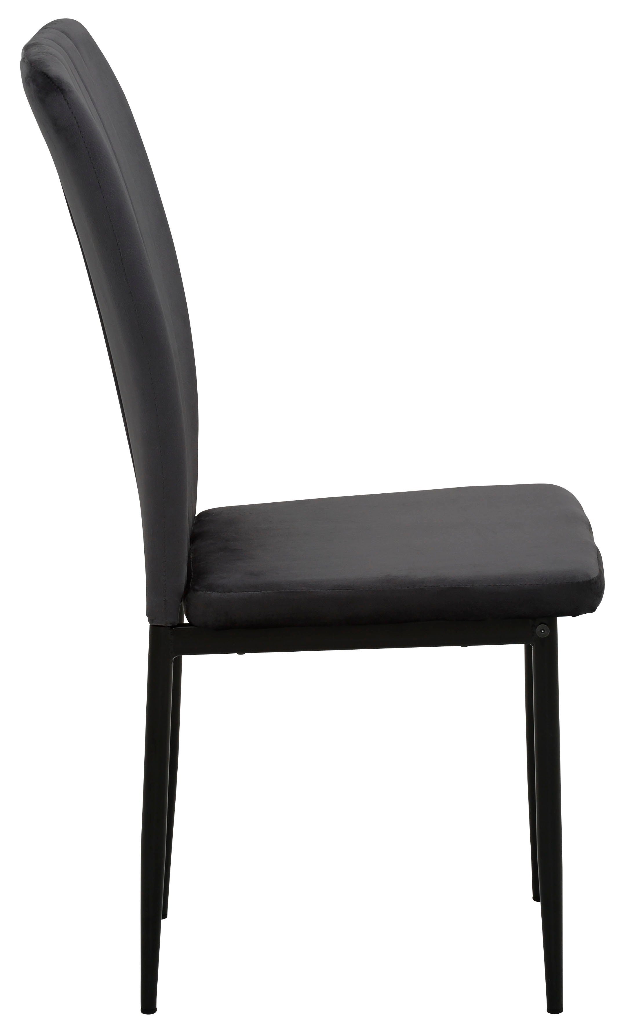 Home affaire Stoel met 4 poten Bergamo (set)