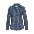 united colors of benetton overhemdblouse blouse met individuele minimal-print blauw