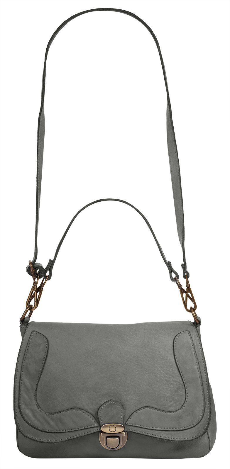 Samantha Look Schoudertas echt leer, made in italy