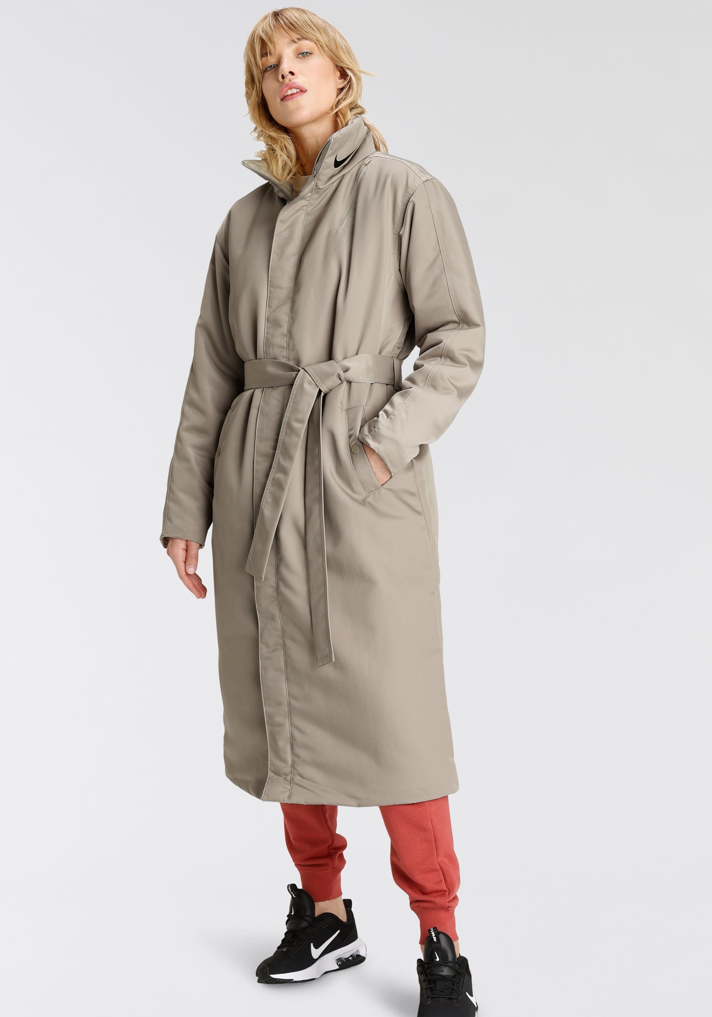 Nike Sportswear Gewatteerde jas W NSW SYN PARKA TREND dames donsjassen maat M (40/42) bruin