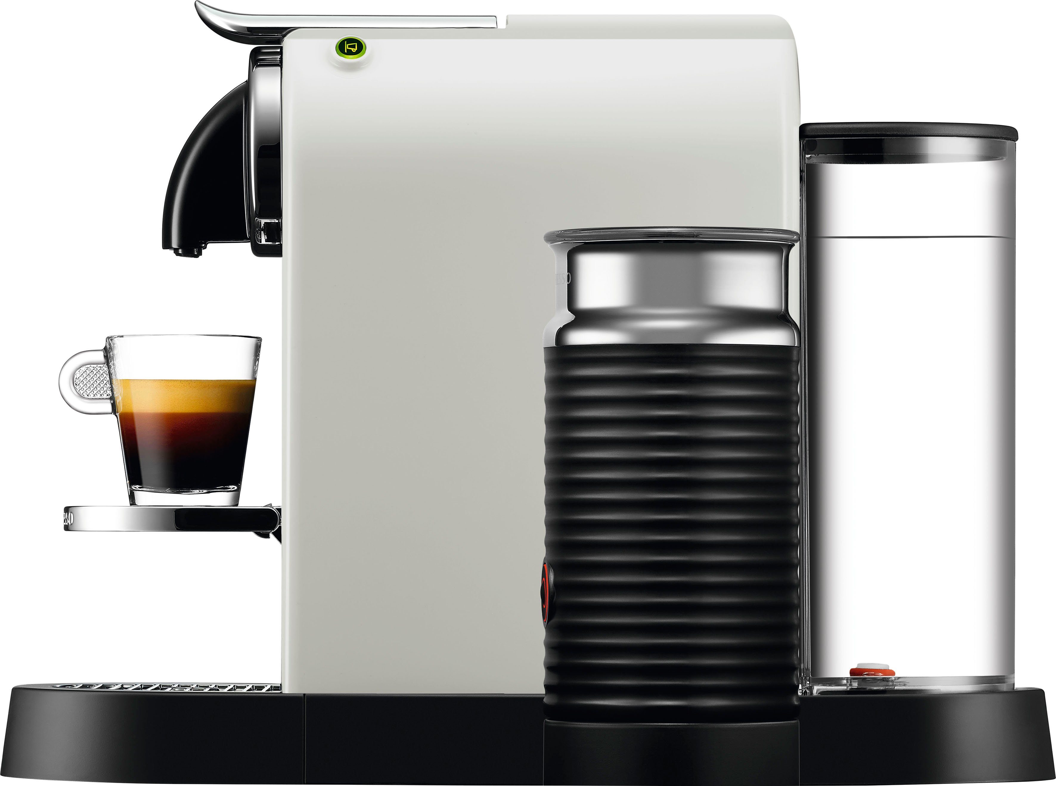 Nespresso Koffiecapsulemachine CITIZ EN 267.WAE van DeLonghi, White, incl. aeroccino melkopschuimer, welkomstpakket met 7 capsules