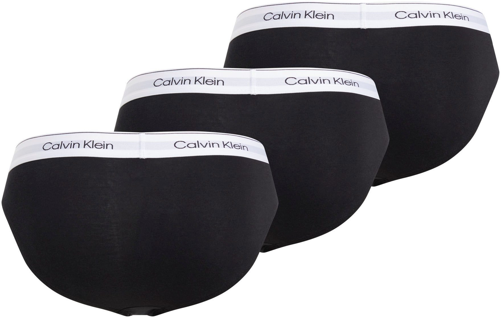 Calvin Klein Slip LOW RISE SLIP BRIEF 3PK met logo-elastische tailleband (3 stuks) (set 3 stuks)