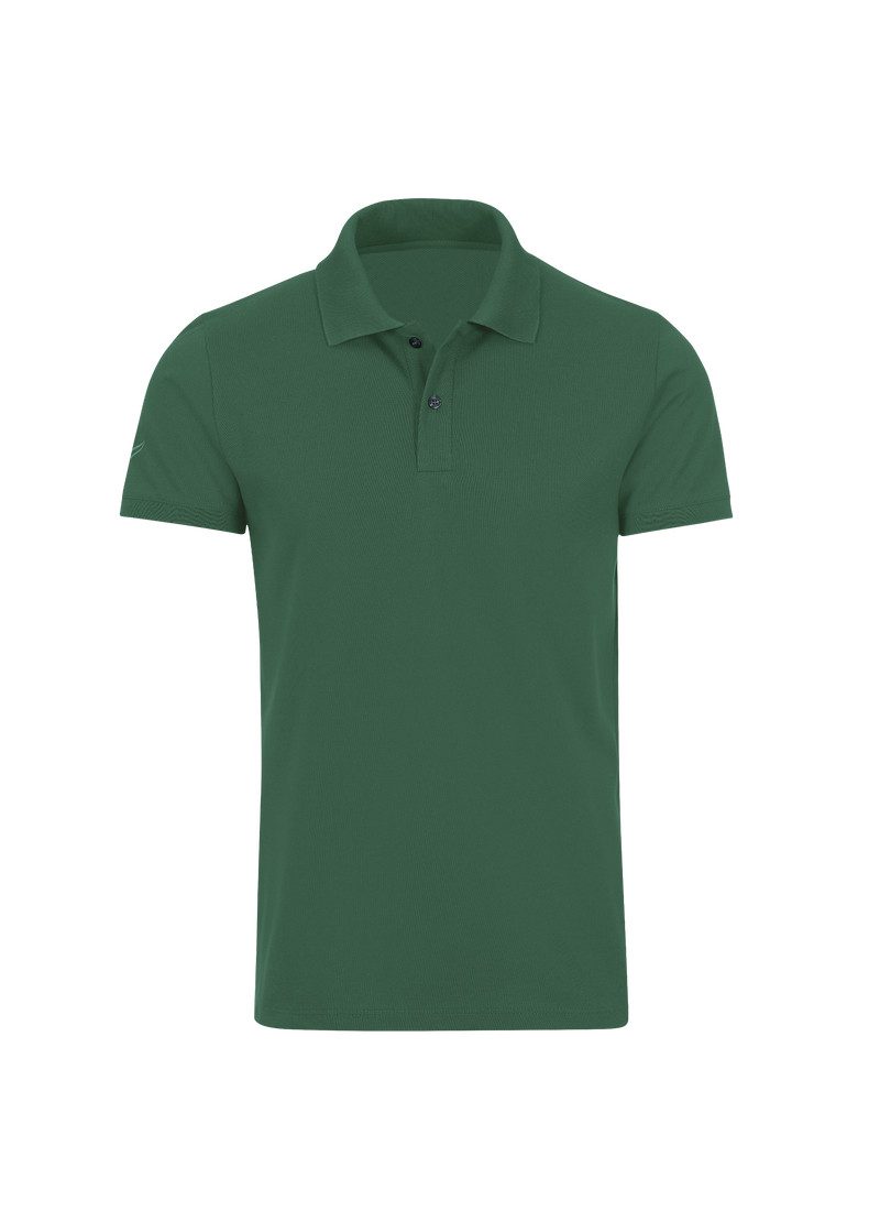 Trigema Poloshirt TRIGEMA slim fit poloshirt van DELUXE-piqué (1-delig)