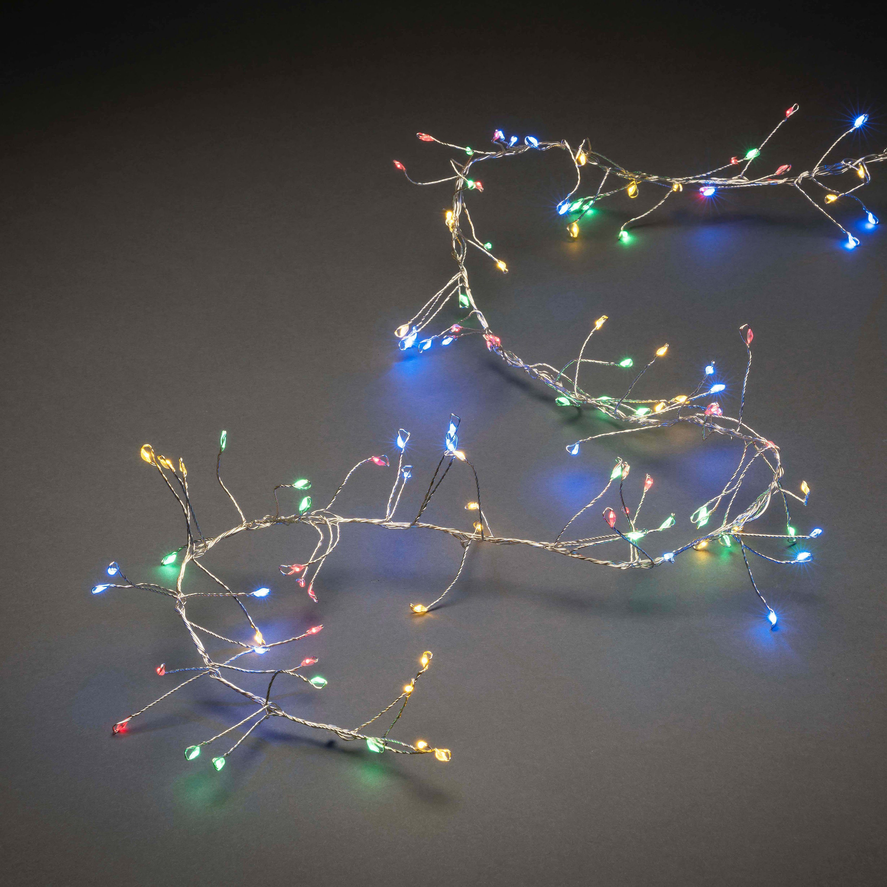 KONSTSMIDE Led-lichtsnoer Micro-led clusterverlichting Cluster, met 8 functies, 360 dioden (1 stuk)