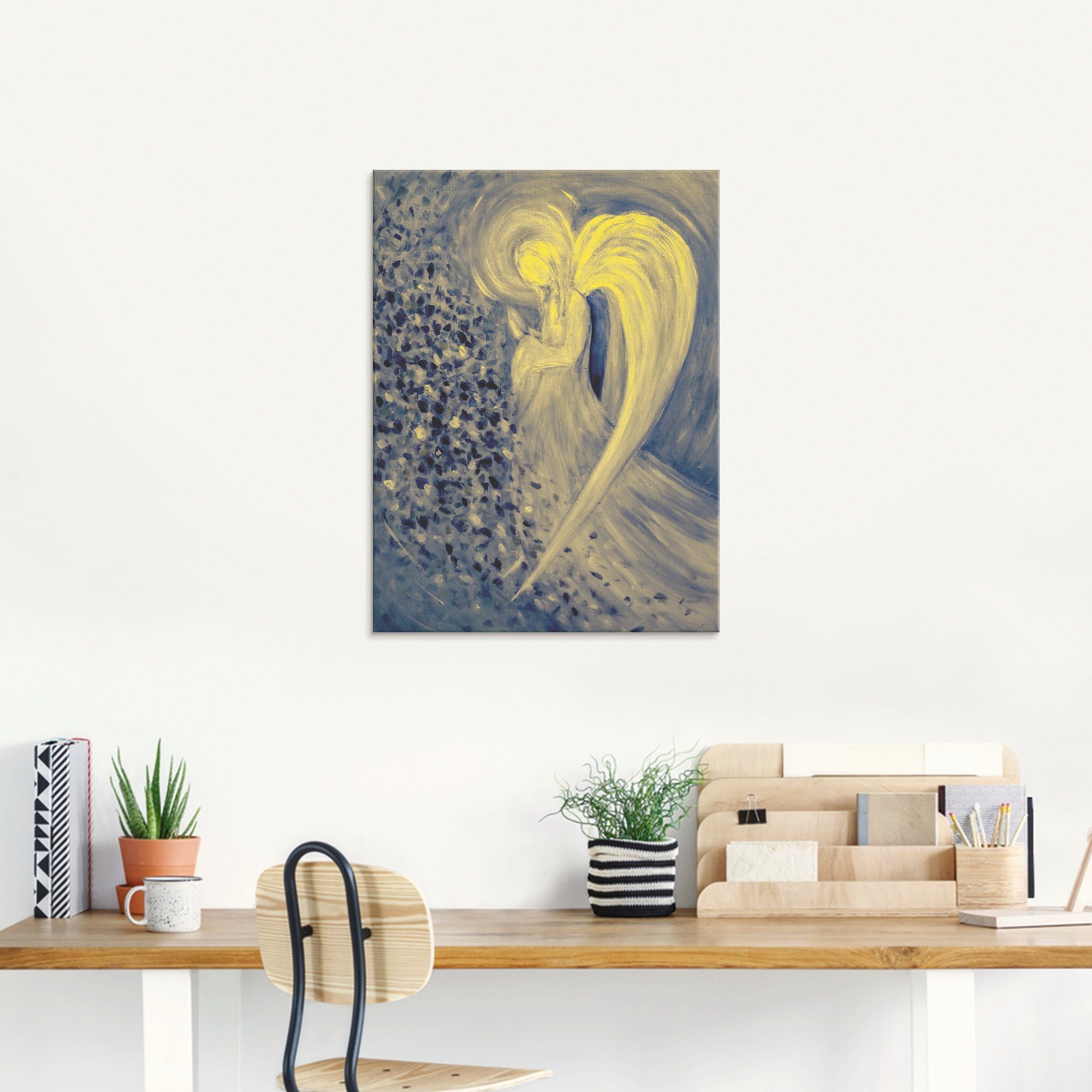 Artland Print op glas Engel van de nacht in verschillende maten