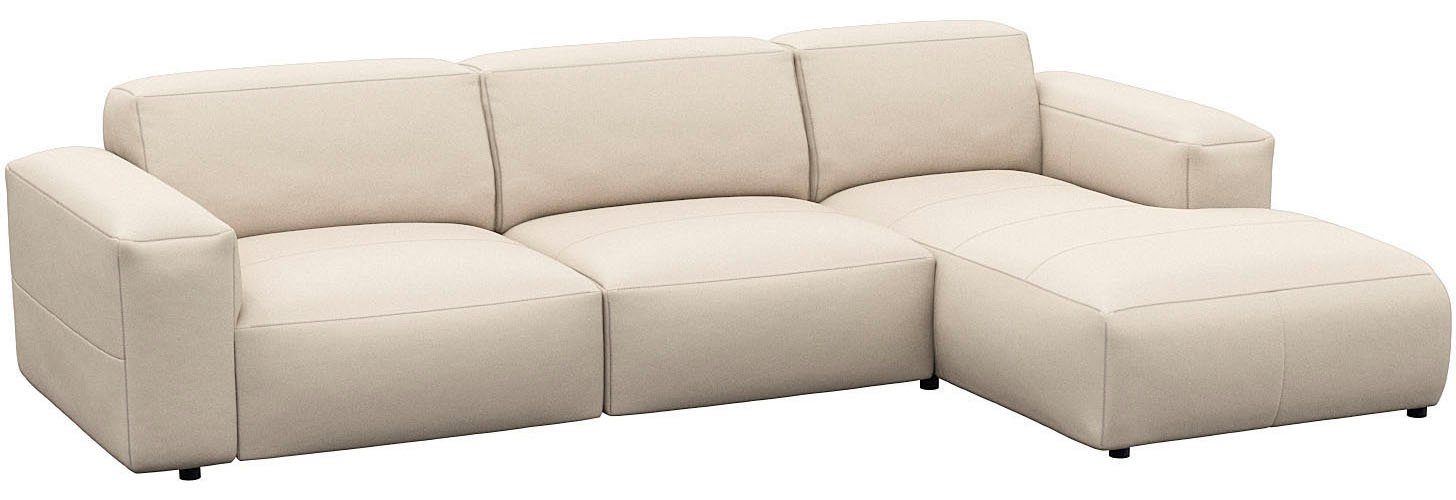 FLEXLUX Hoekbank Lucera comfortabel en comfortabel door hoogwaardige zitconstructie, L-vorm