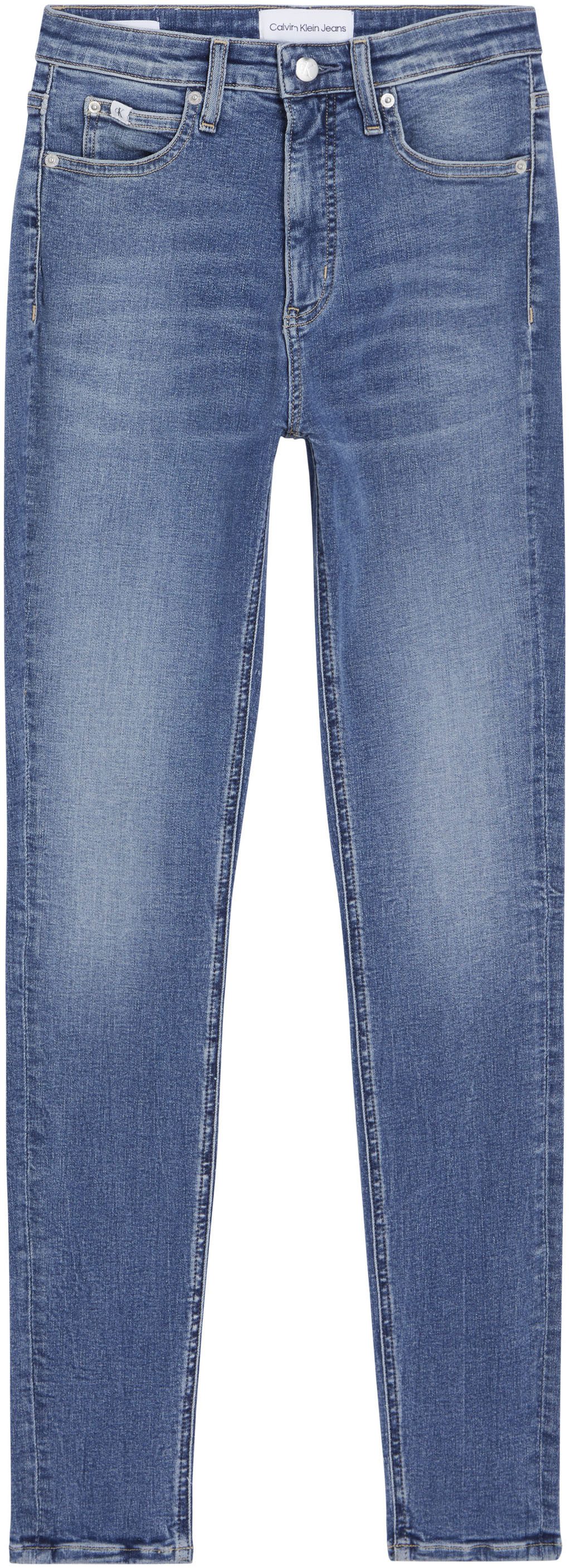 Calvin Klein Skinny fit jeans High rise skinny in 5-pocketsstijl