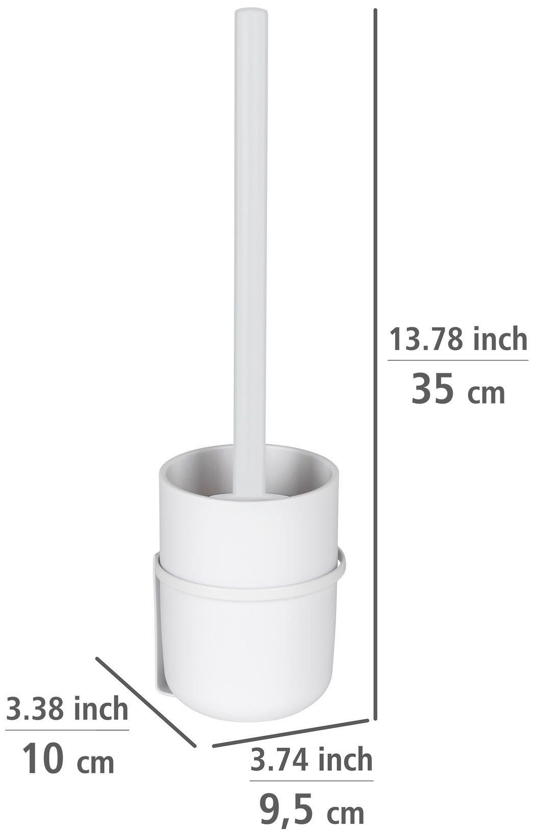 WENKO Toiletset Turbo-Loc® Carpino wit, bevestigen zonder boren