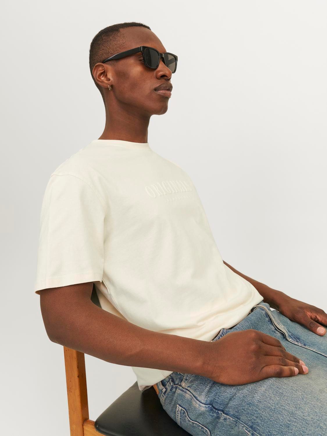 Jack & Jones Shirt met ronde hals JORFREDERIKSBERG TEE SS CREW NECK NOOS