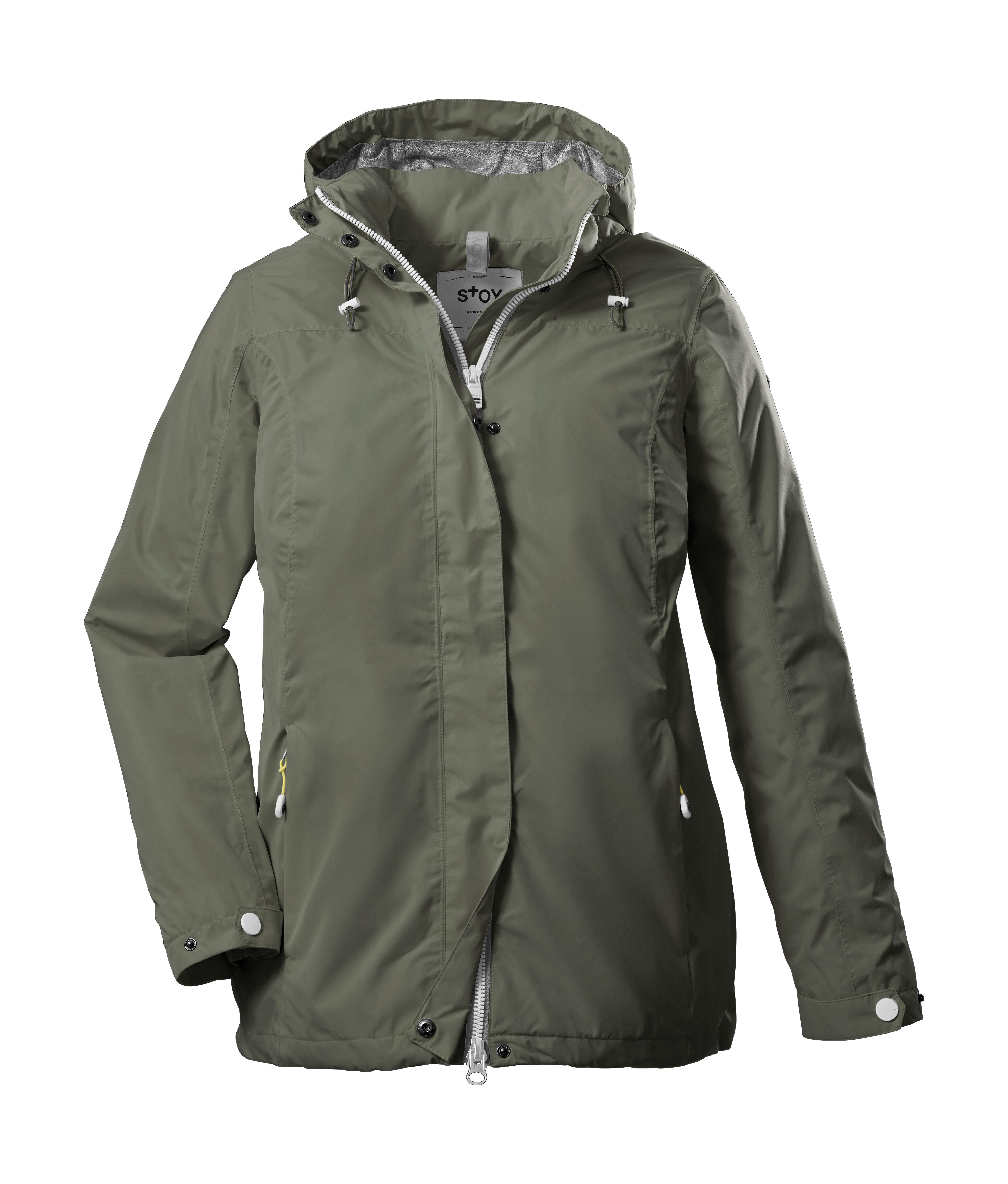 STOY Outdoorjack STS 11 WMN JCKT Waterdichte, ademende STOY-jas met afneembare capuchon