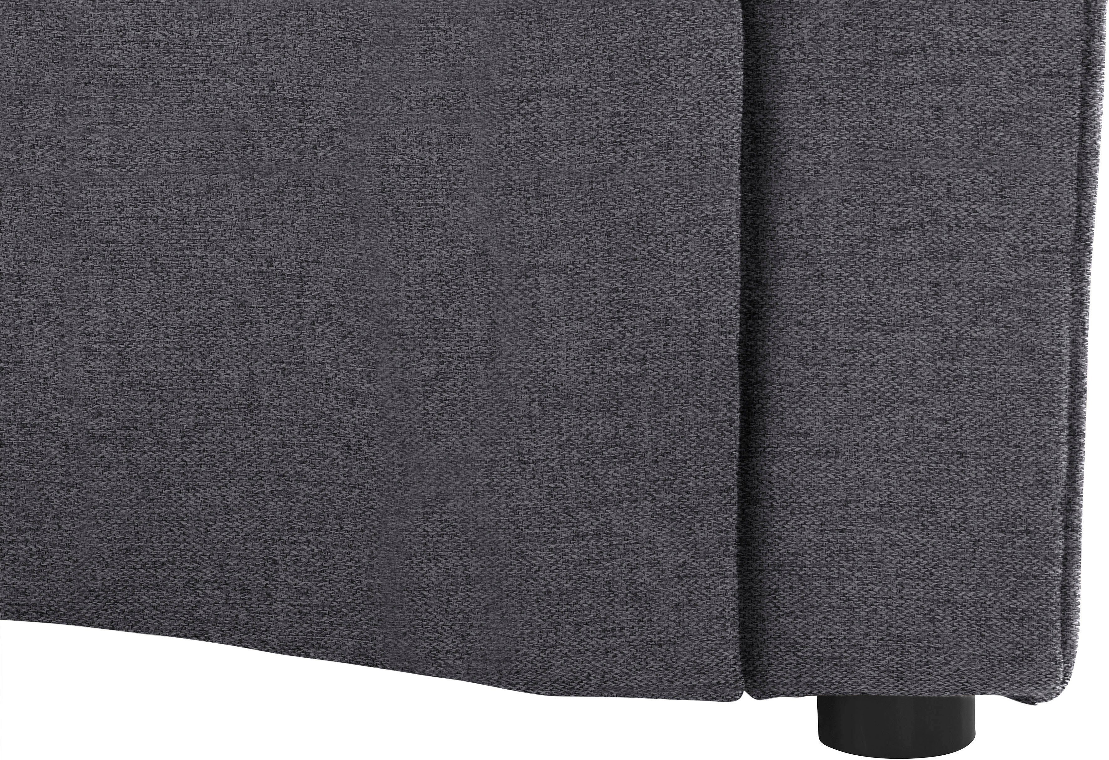 DOMO collection Hoekbank Sarafina tijdloos en comfortabel, optioneel met binnenvering, L-vorm