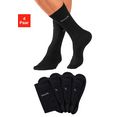 bench. basic sokken in prettig zachte merkkwaliteit (4 paar) zwart