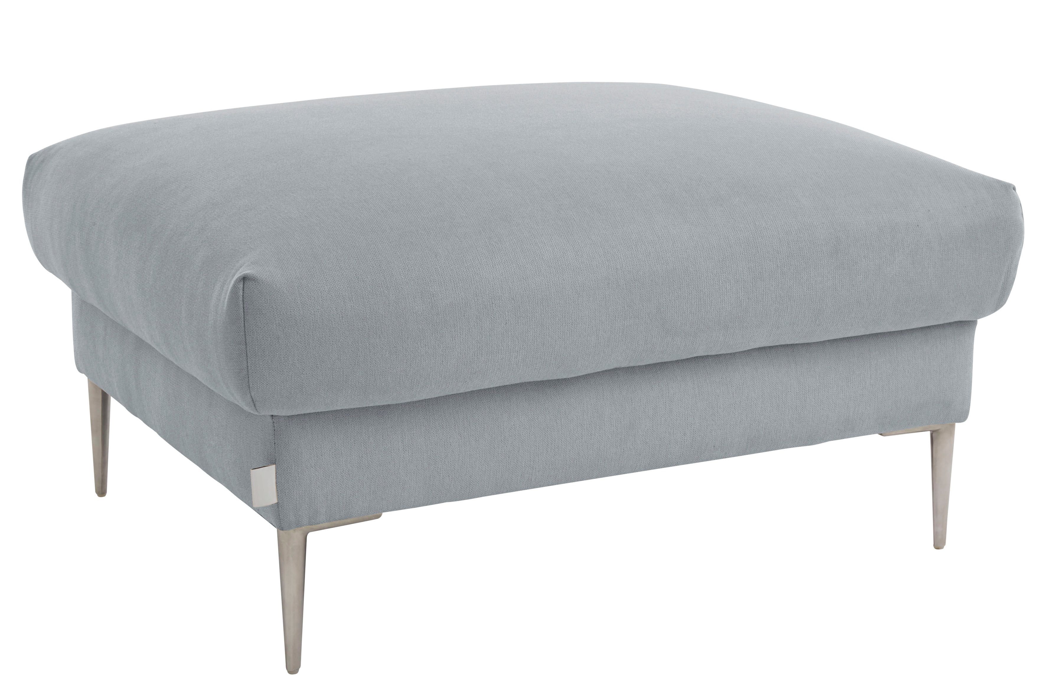 TRENDMANUFAKTUR Hocker Lille, elegant en comfortabel door een zithoogte van 46 cm, hoge voet