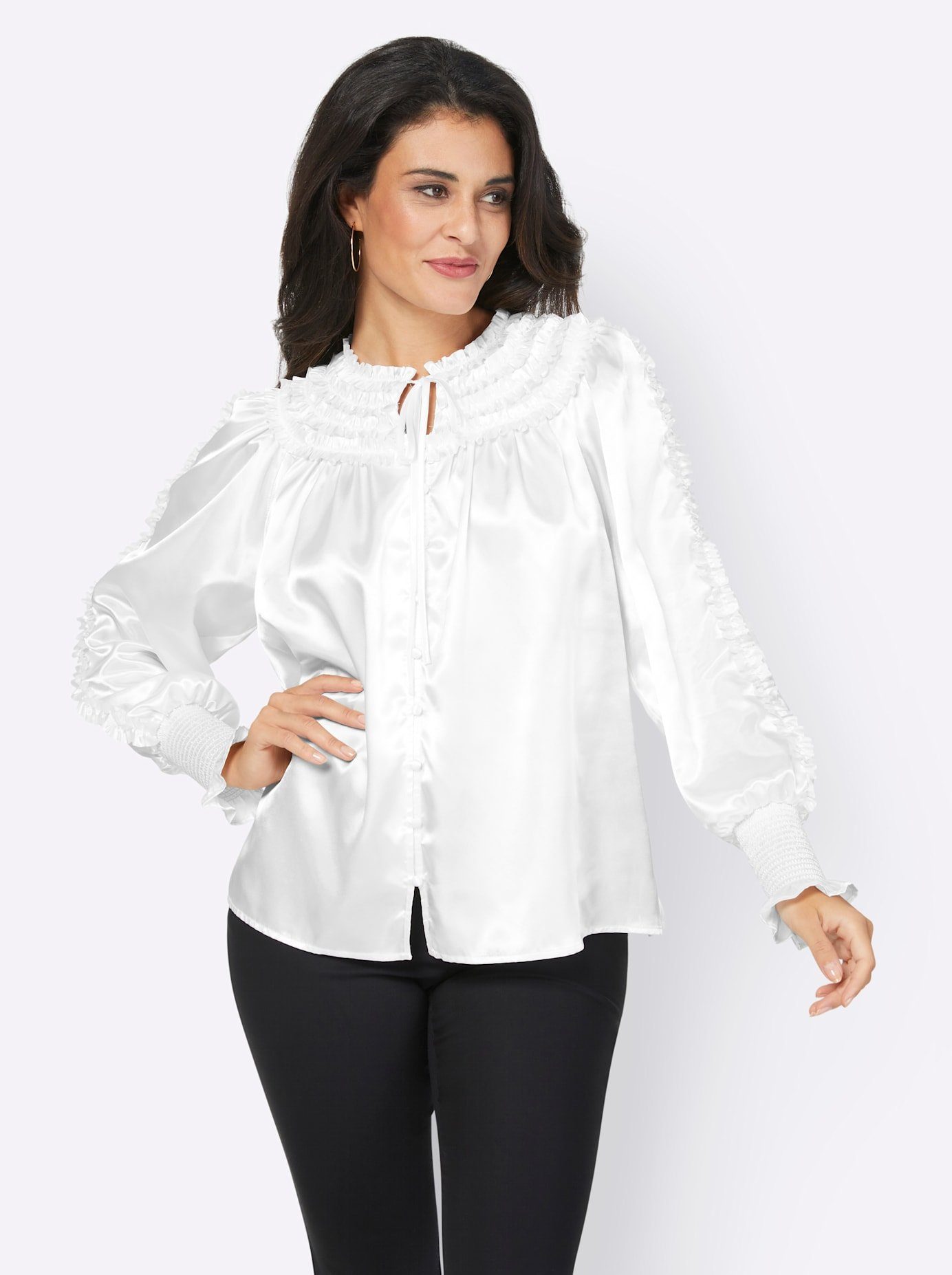 Blouse met lange mouwen