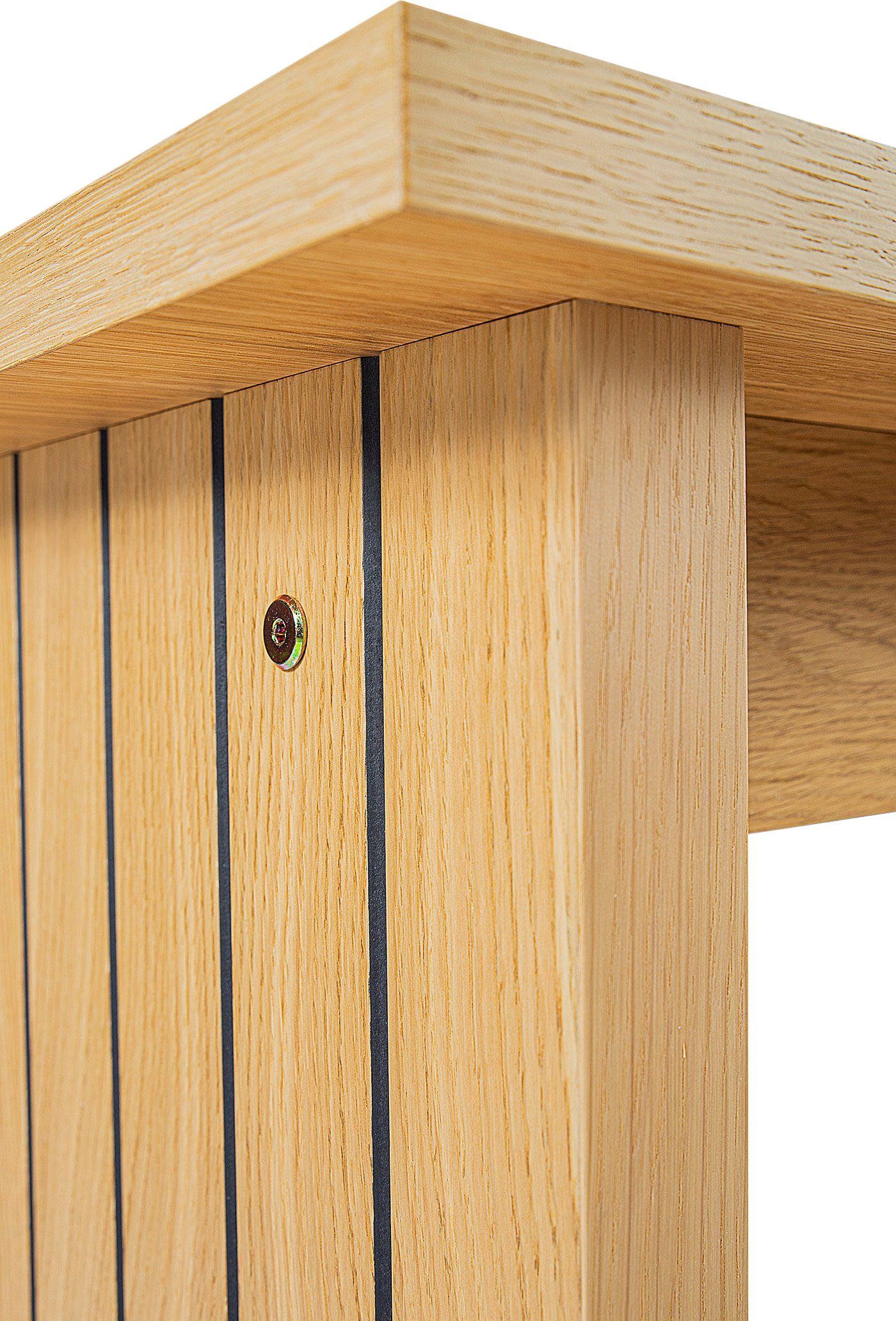 Woodman Salontafel Stripe Houtfineer van eiken