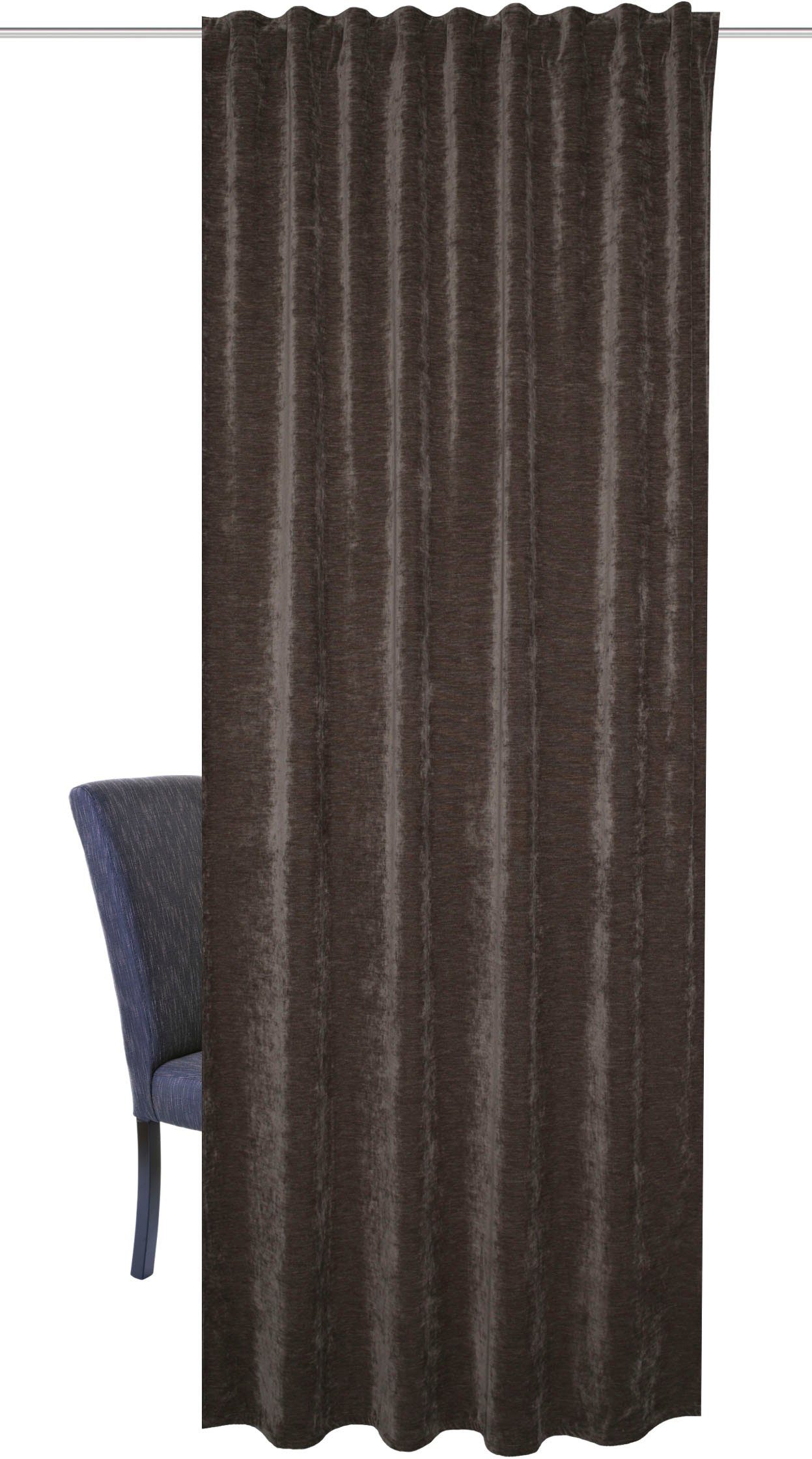 Home Basics Gordijn WOLLY Chenille (1 stuk)