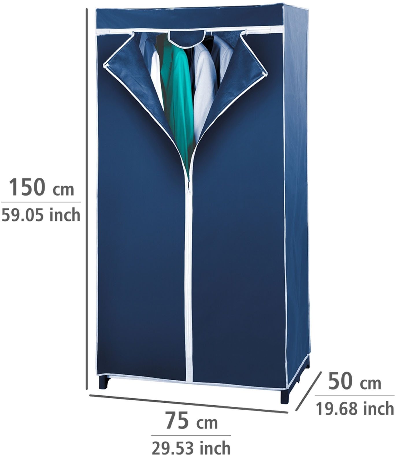 WENKO Stofkast Modell Air Afmeting (b x h x d): 75 x 150 x 50 cm