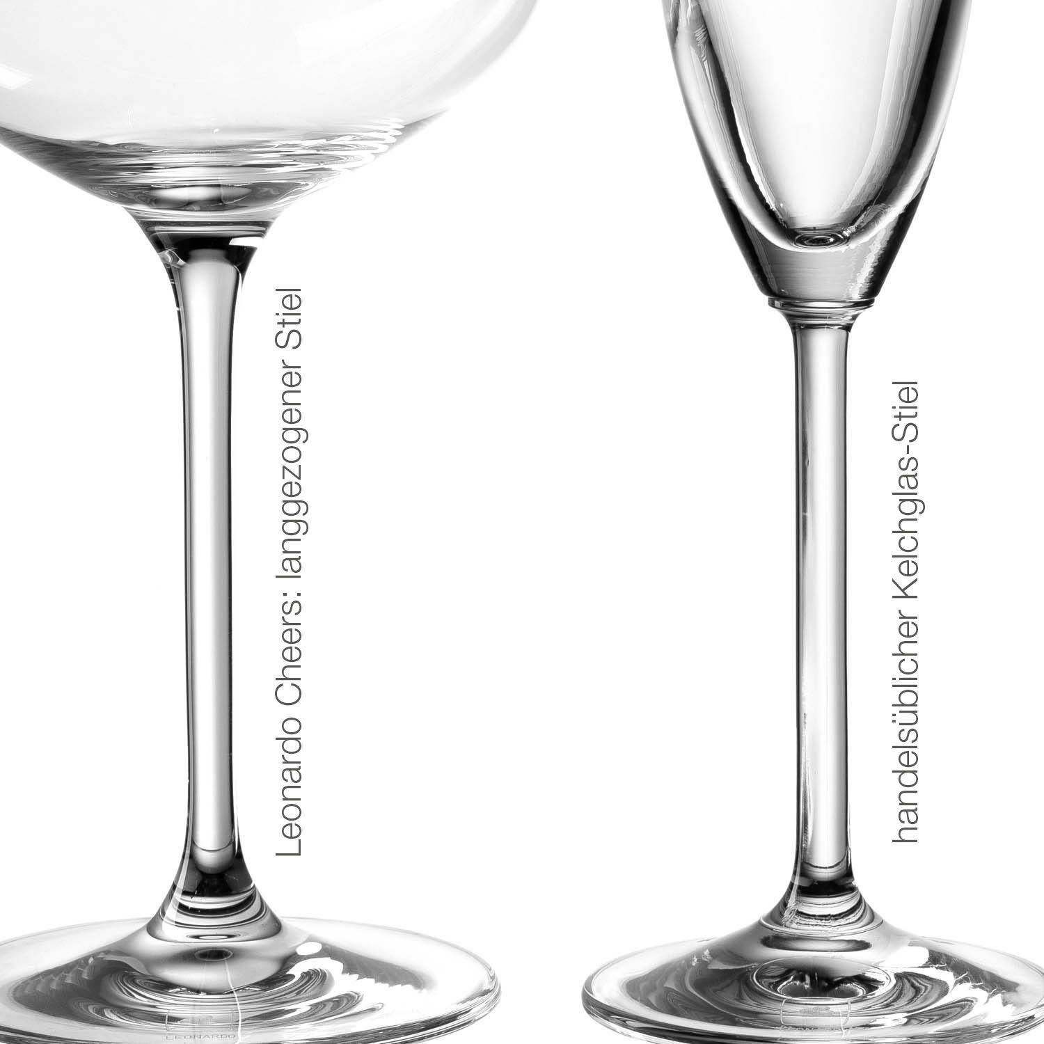 LEONARDO Champagneglas Cheers 315 ml(set, 6-delig)