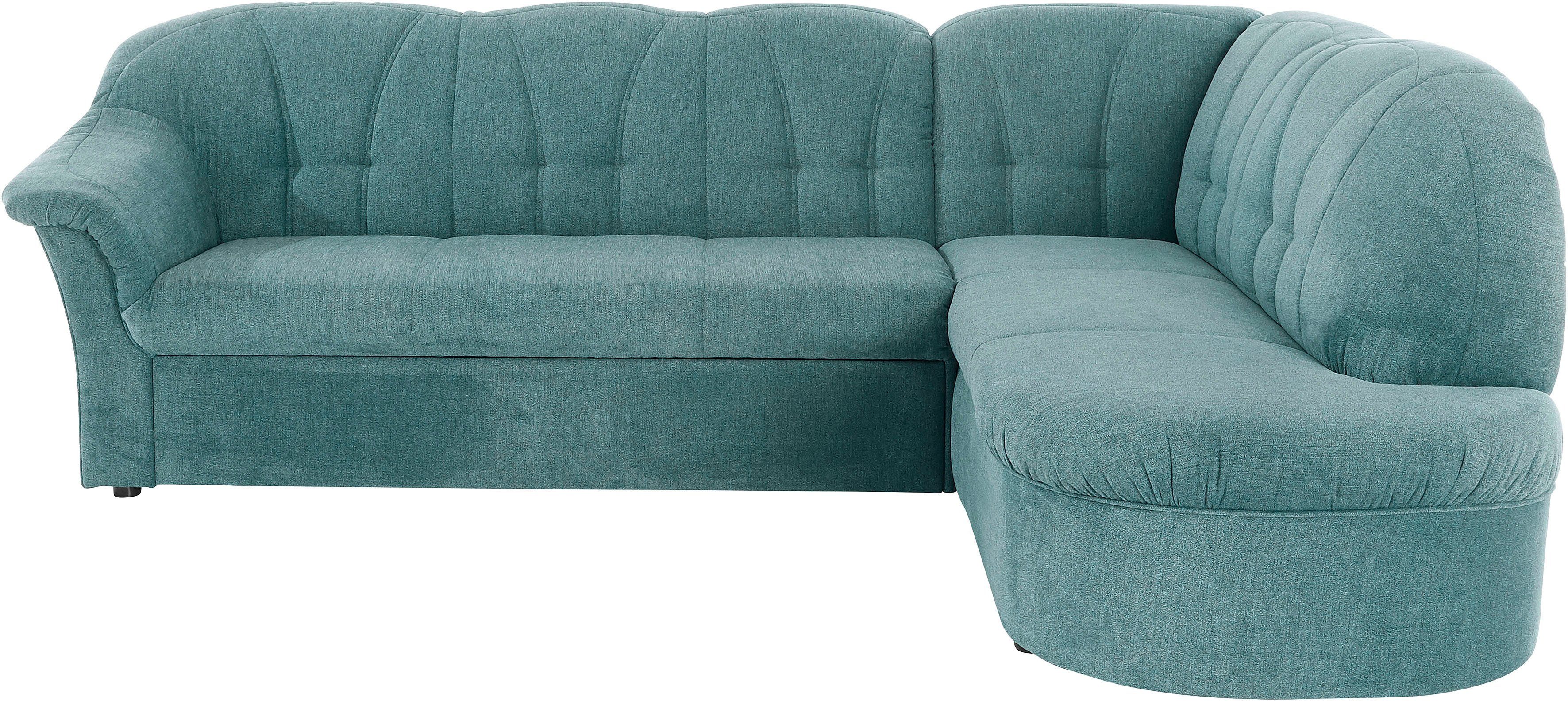 DOMO collection Hoekbank Pegnitz, elegante rugsteppingen, tijdloze vormtaal, L-vorm