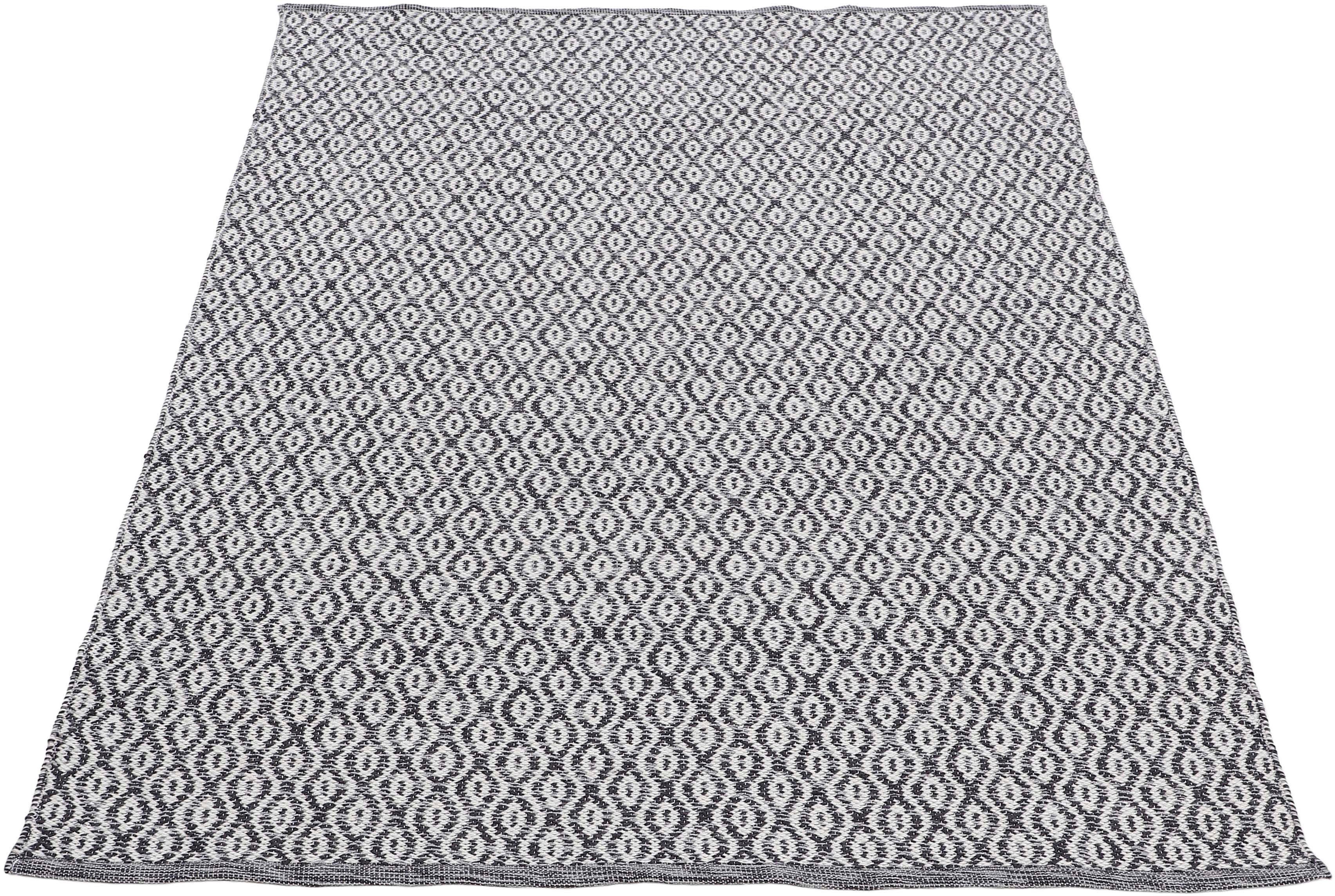 carpetfine Vloerkleed Frida 202 Omkeerbaar tapijt, 100% gerecycled materiaal (PET), vlakweefsel, sisal uitstraling