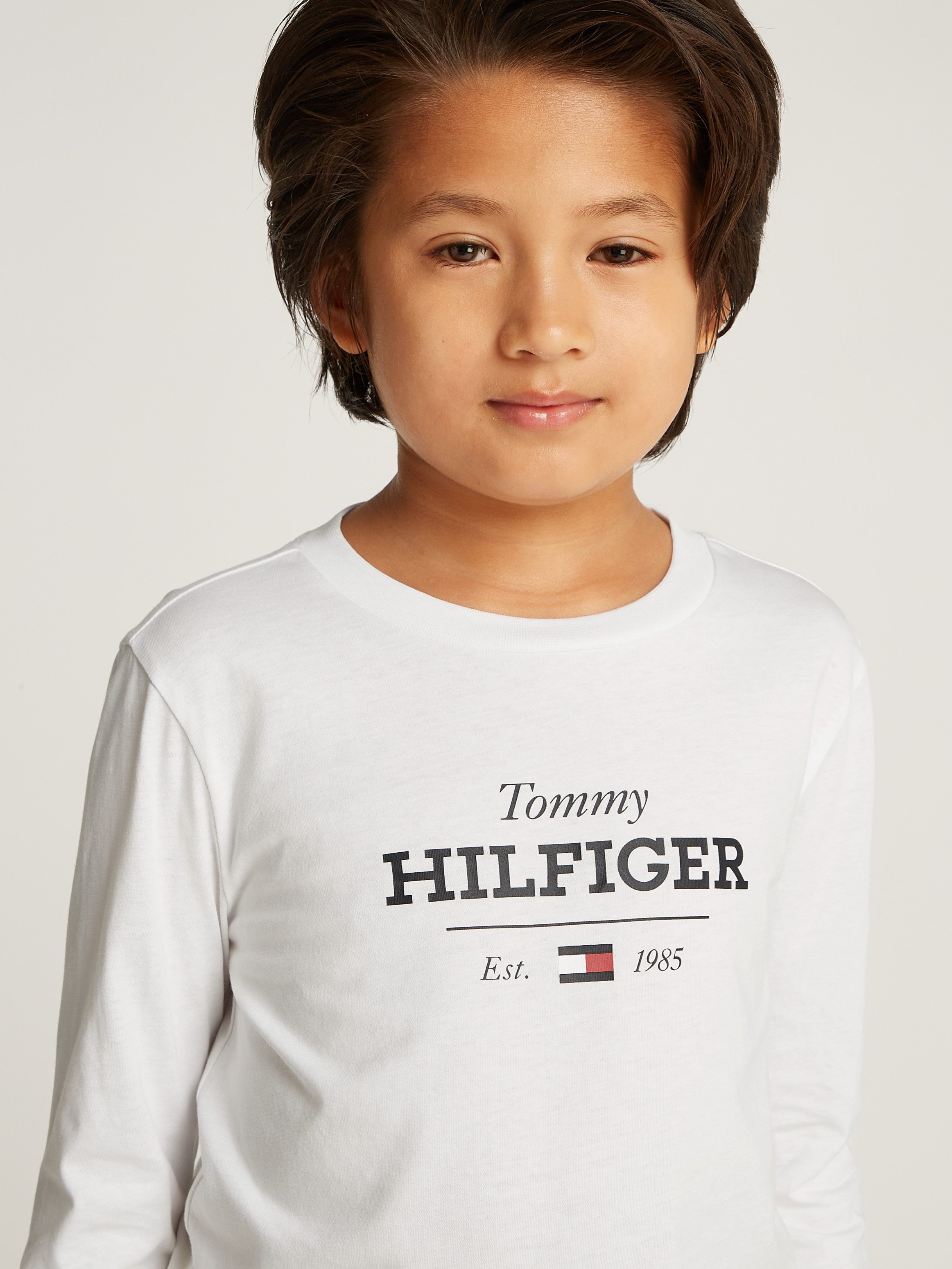 Tommy Hilfiger Shirt met lange mouwen MONOTYPE 1985 REG TEE LS