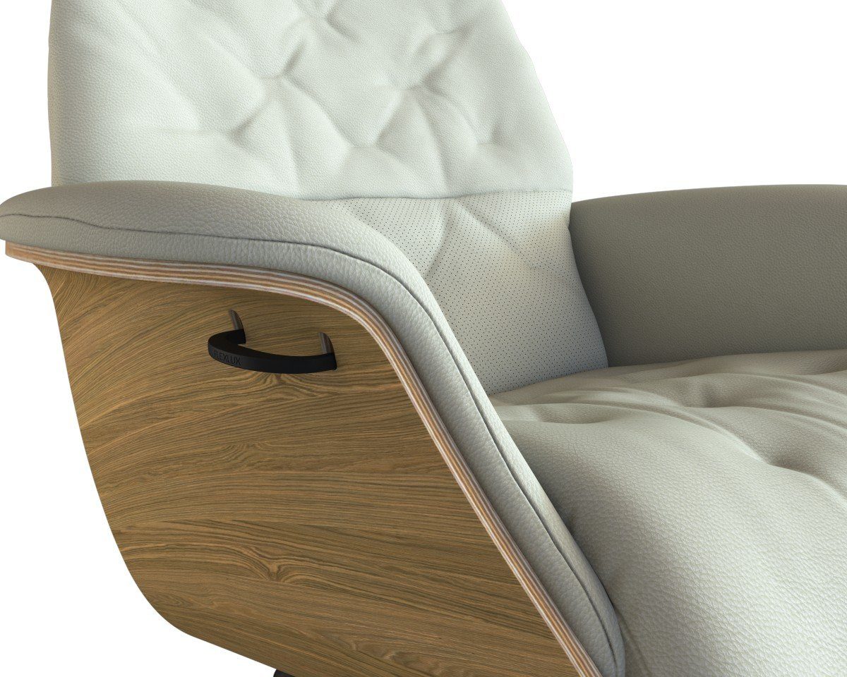 FLEXLUX Relaxfauteuil Volden, functionele stoel, gestoffeerde stoel, armleuningen, TV-fauteuil