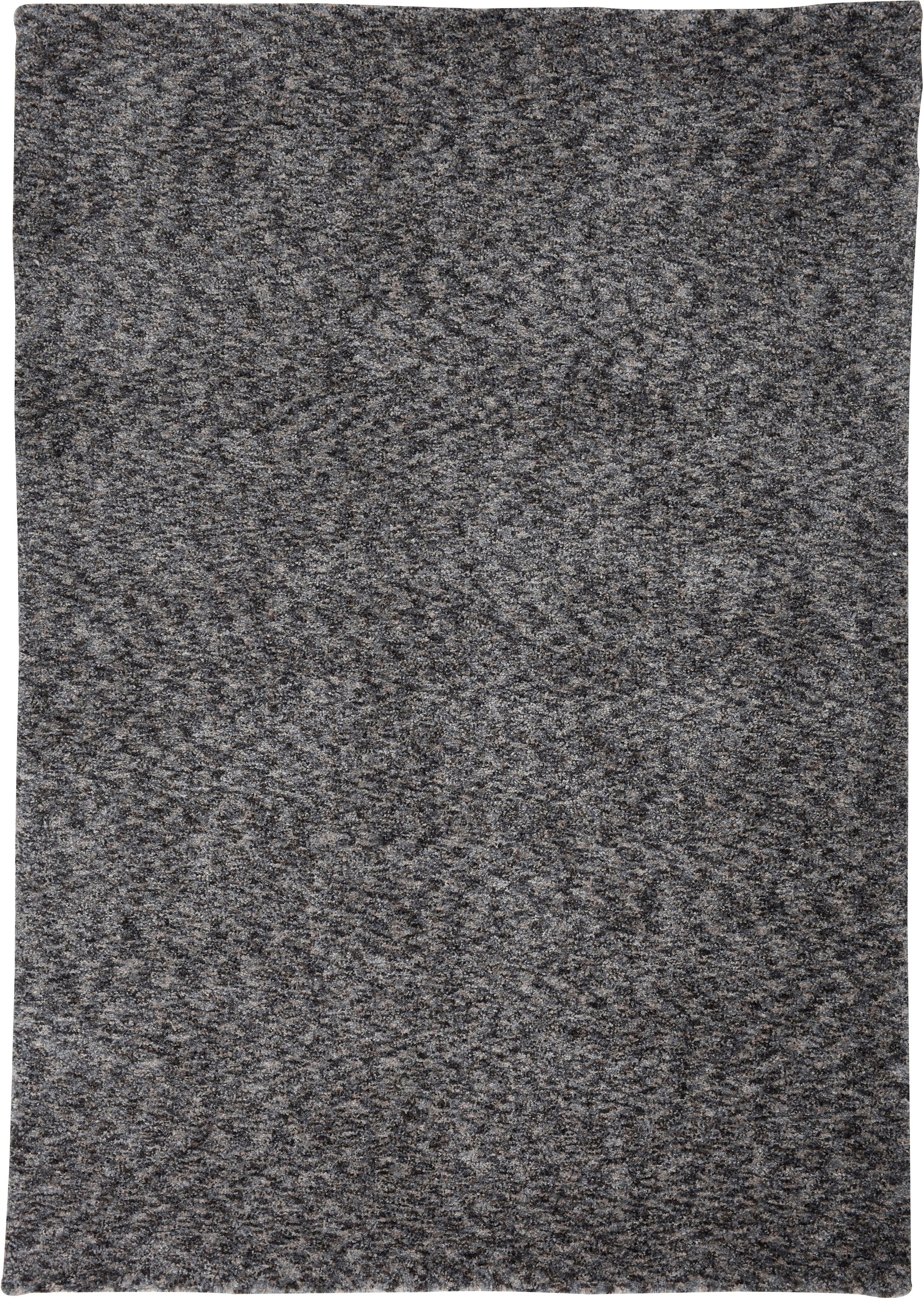 Sansibar Vloerkleed Munkmarsch Uni gemêleerd, 100% polyester, bijzonder zacht, woonkamer, slaapkamer