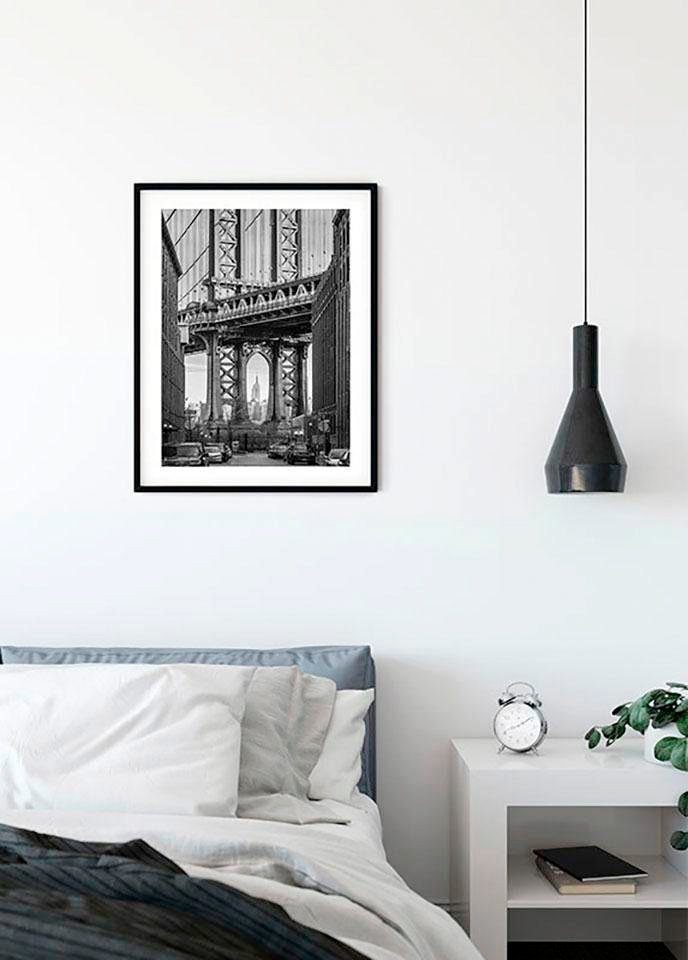 Komar Wanddecoratie Brooklyn Bridge Wanddecoratie - zonder lijst (1 stuk)