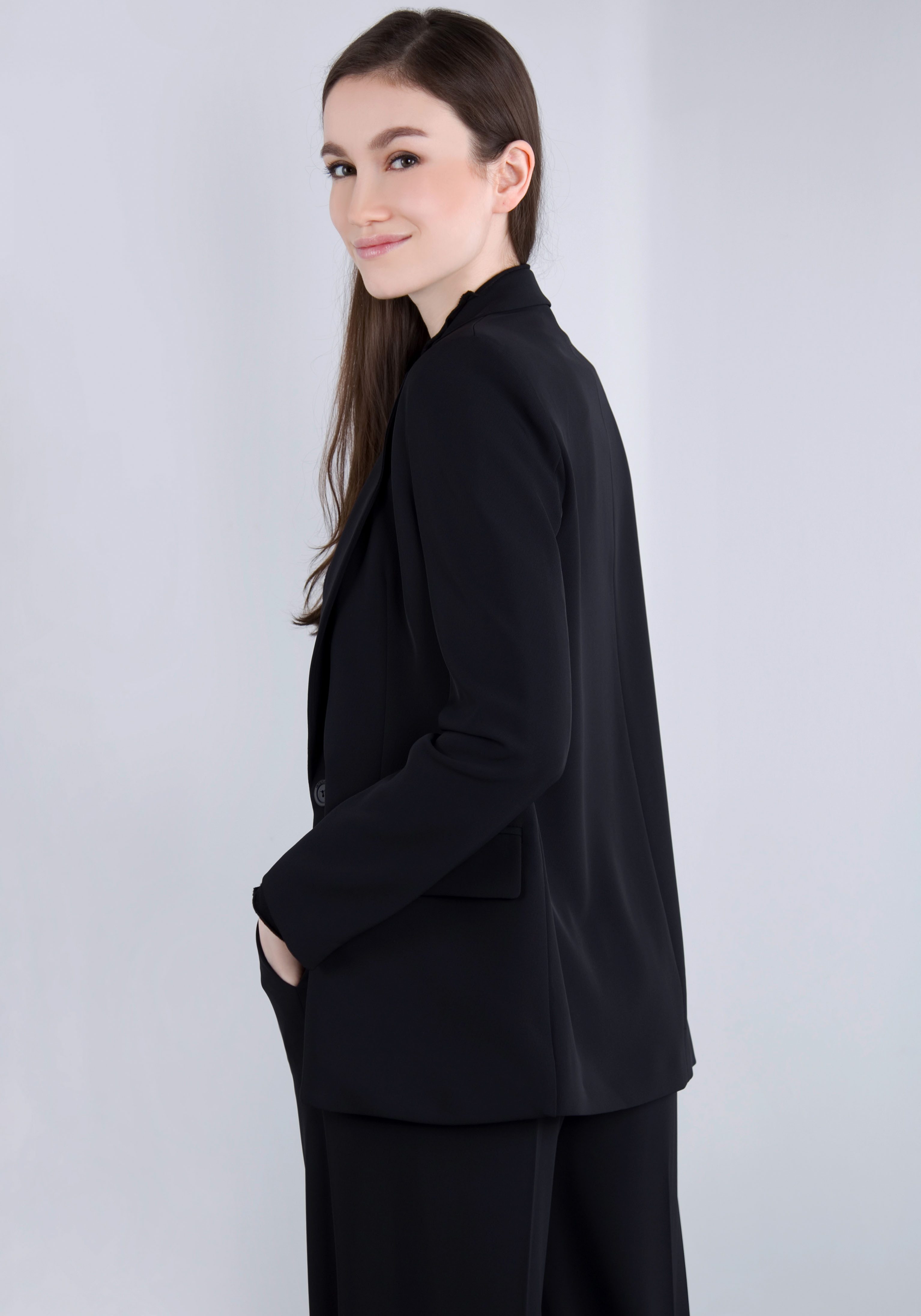 IMPERIAL Korte blazer met stretch