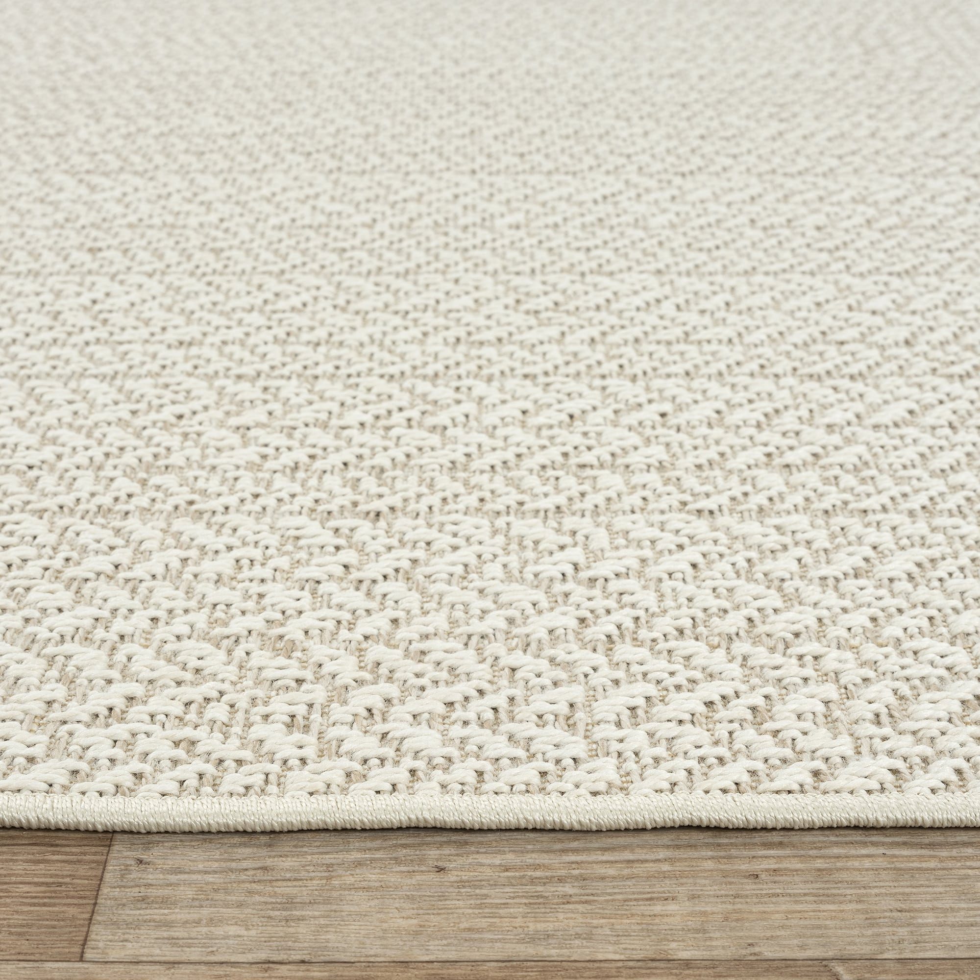 The carpet Vloerkleed Kansas moderne robuuste in- en outdoor tapijt jute look