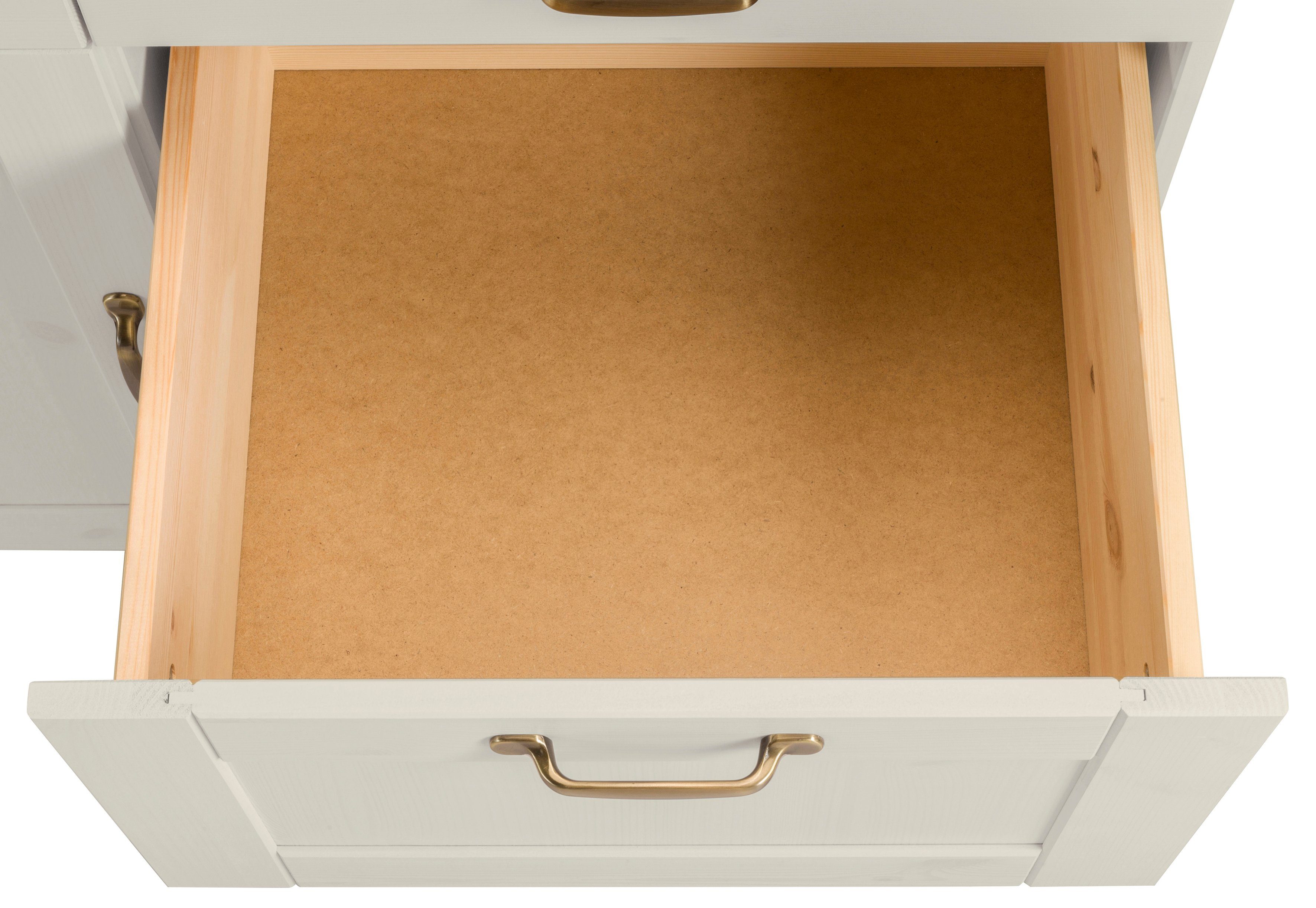Home affaire Onderkast Alby Breedte 100 cm, 1 deur, 4 laden