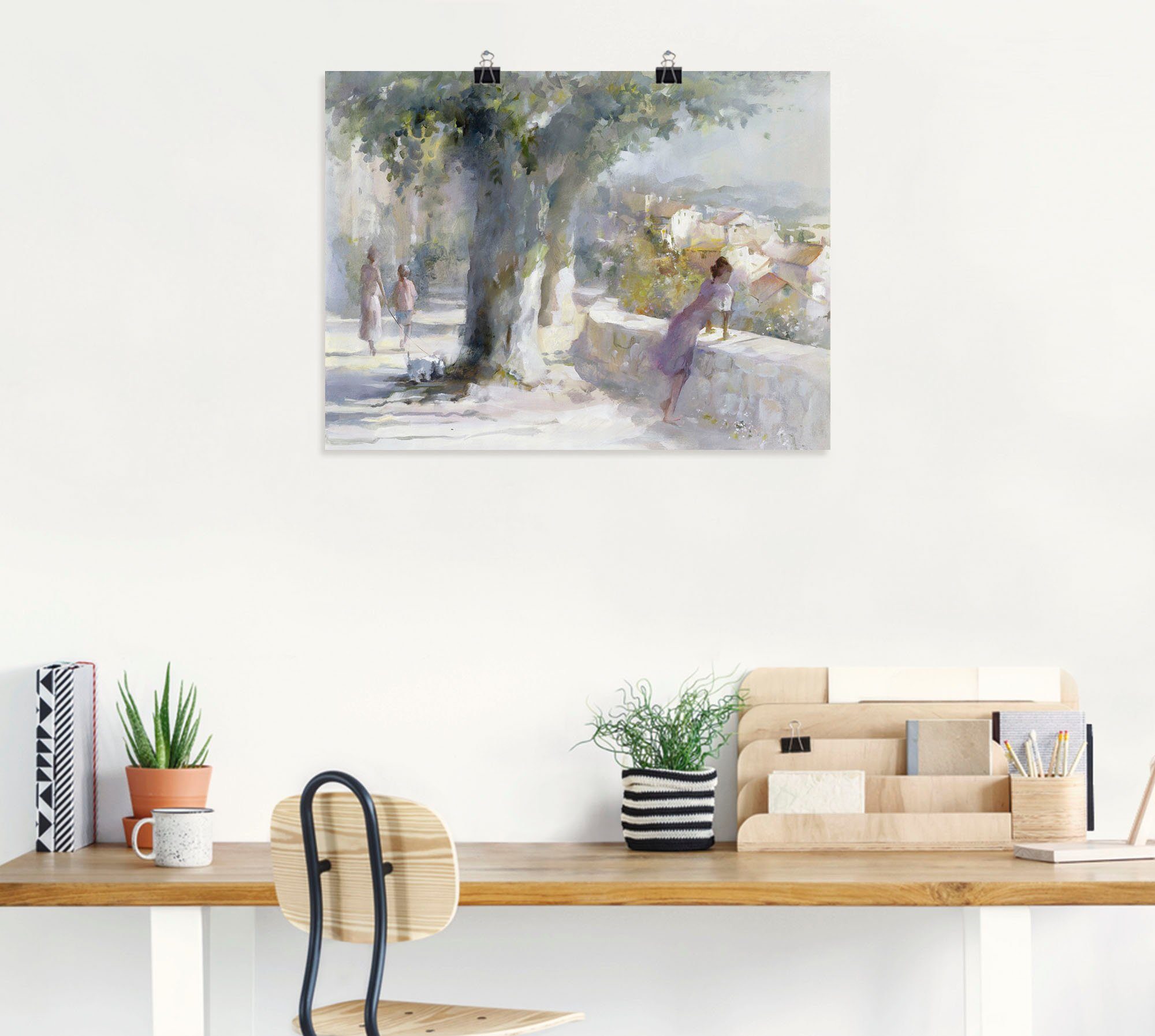 Artland Artprint Fluisterende wind als artprint op linnen, poster in verschillende formaten maten