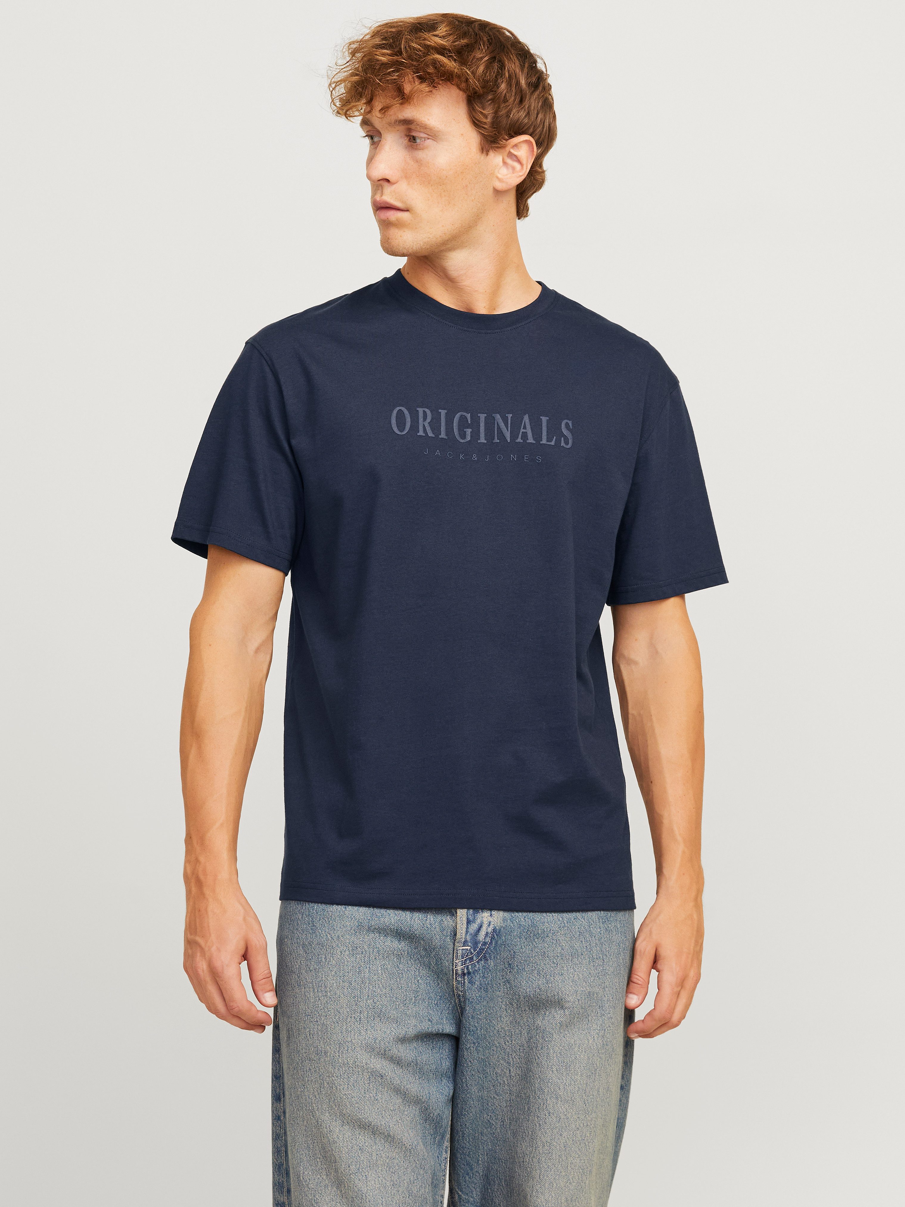 Jack & Jones Shirt met ronde hals JORFREDERIKSBERG TEE SS CREW NECK NOOS