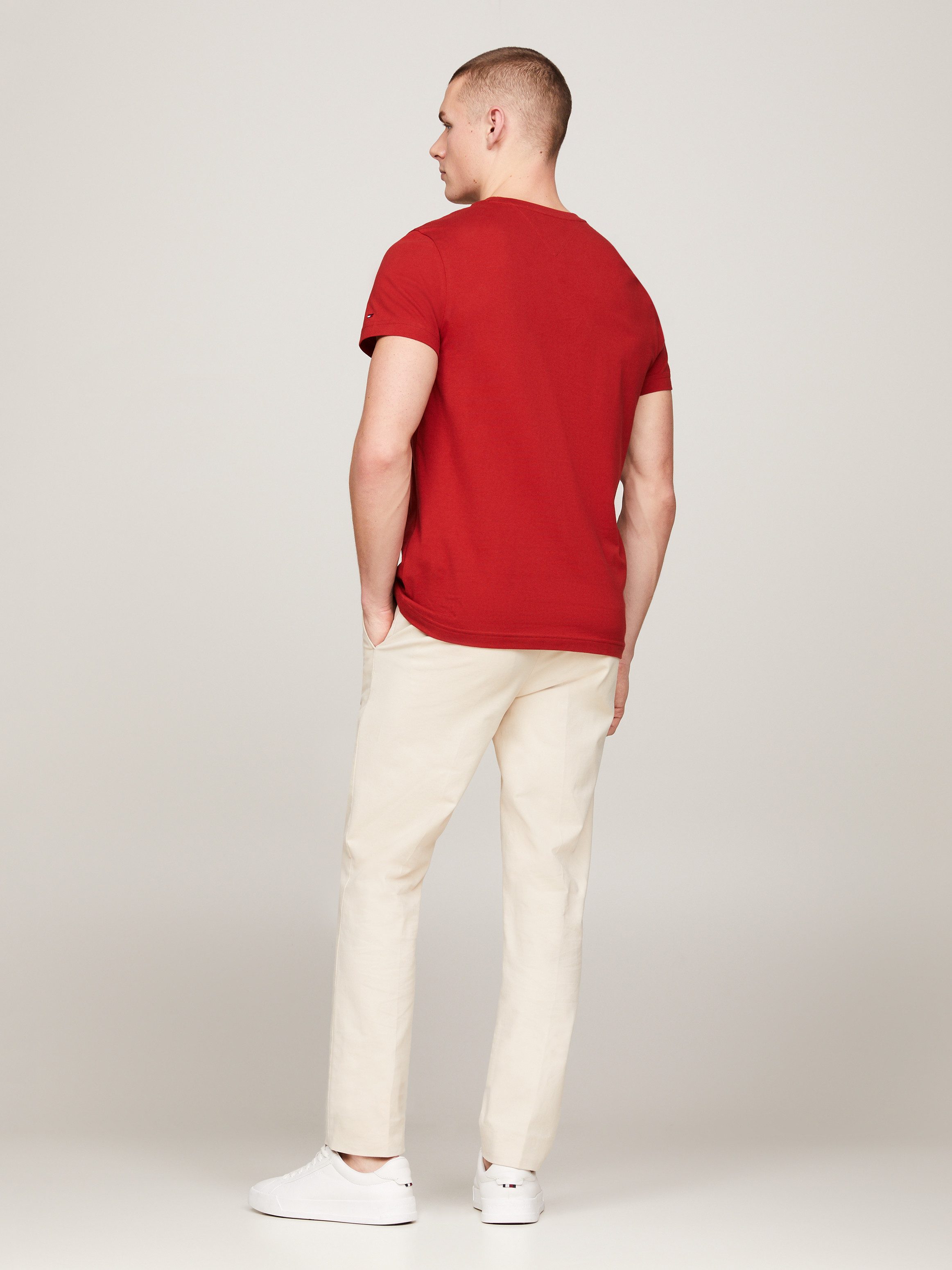 Tommy Hilfiger T-shirt Tommy Logo Tee van duurzaam katoen