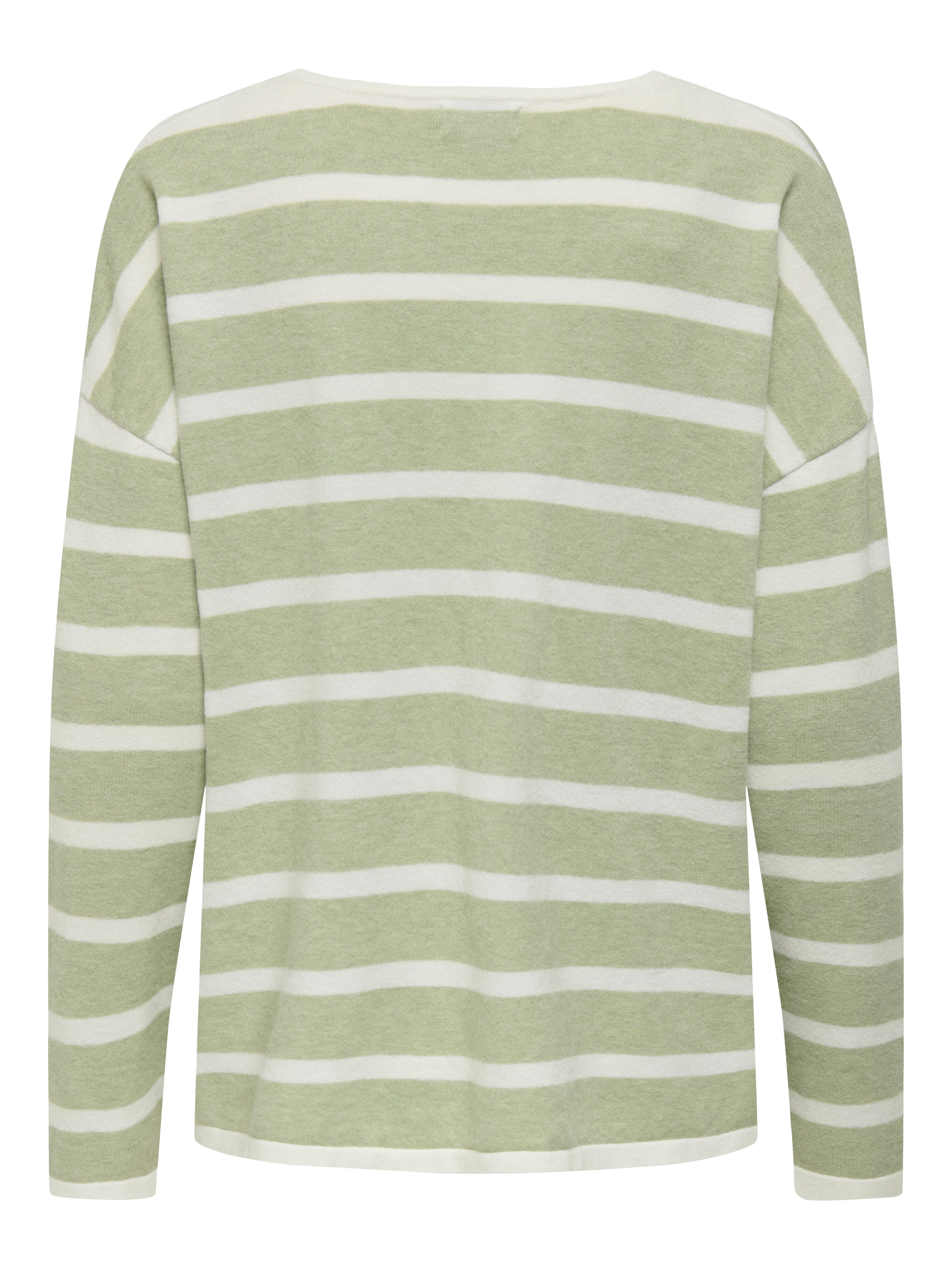 Only Gebreide trui ONLAMALIO LIFE LS V-NECK KNT