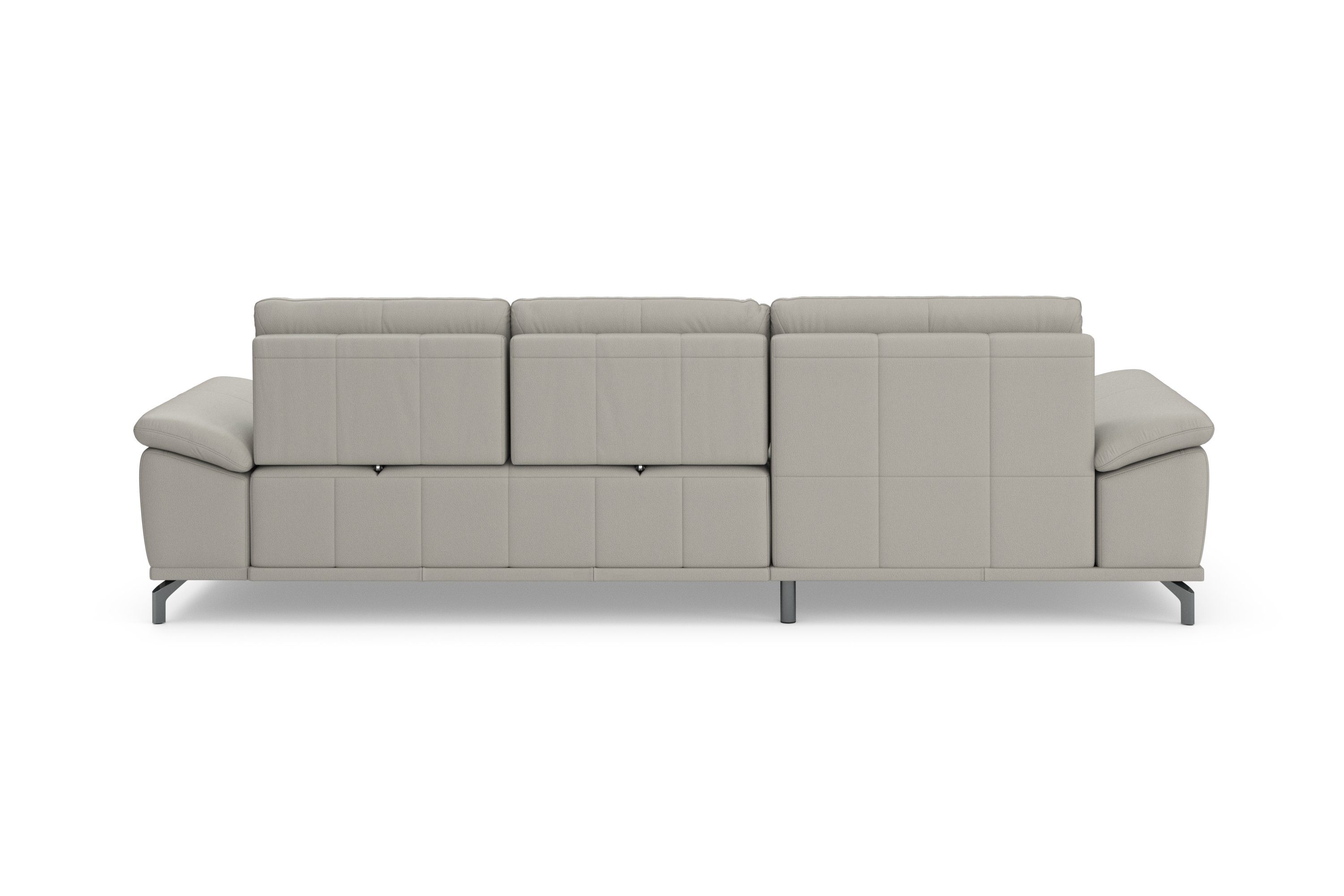 Places of Style Hoekbank Costello L-vorm, met zitdiepteverstelling, armleuningverstelling en