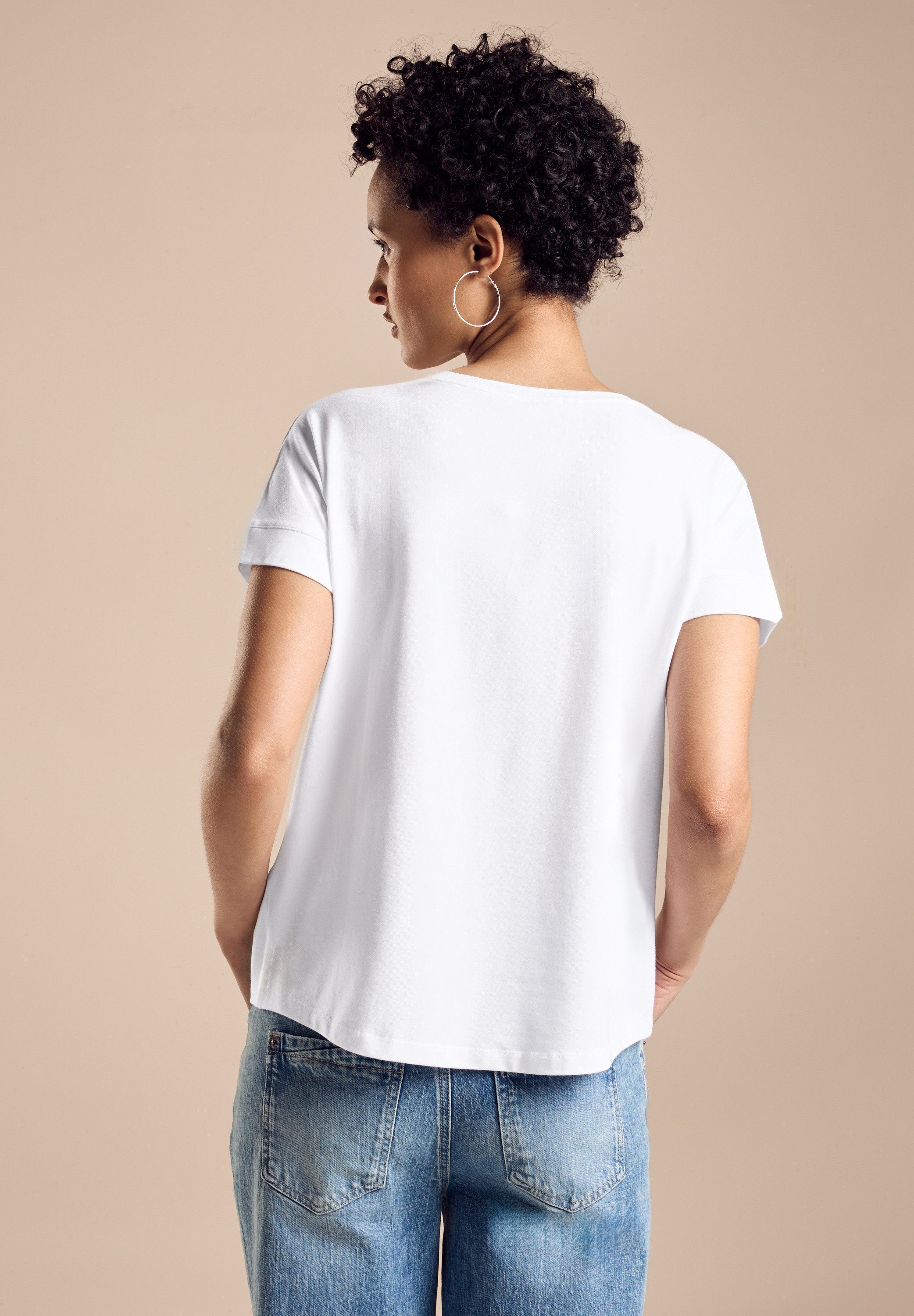 STREET ONE Shirttop met tekst